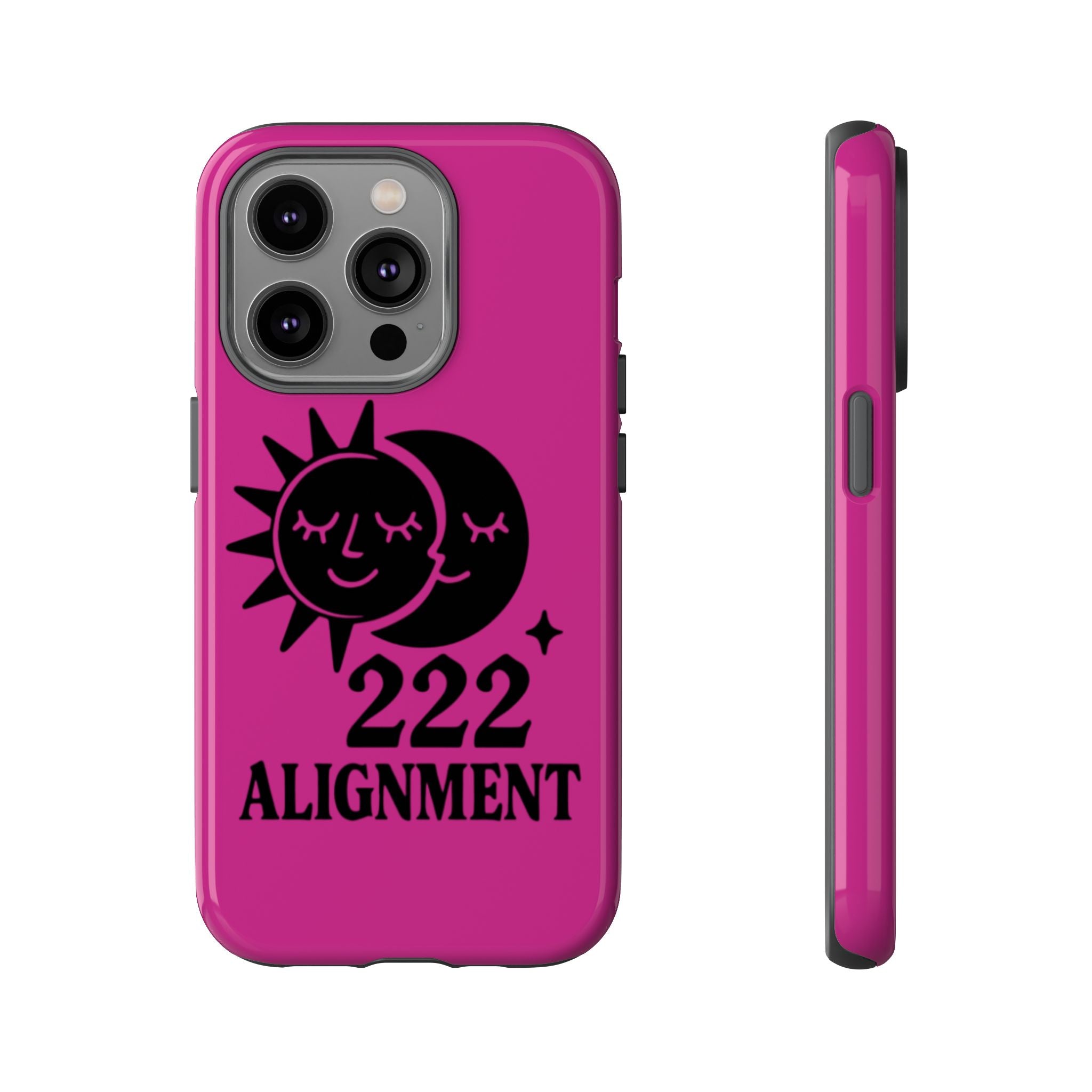 Black & Pink 222 Alignment Phone Case