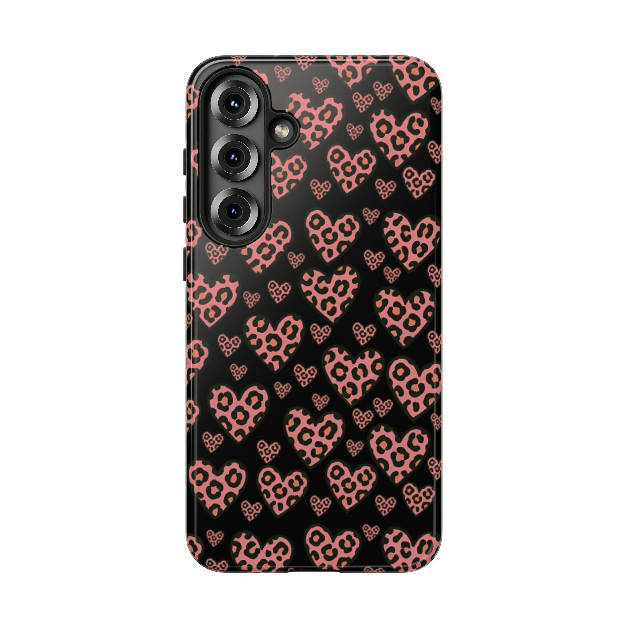 Leopard Heart Phone Case