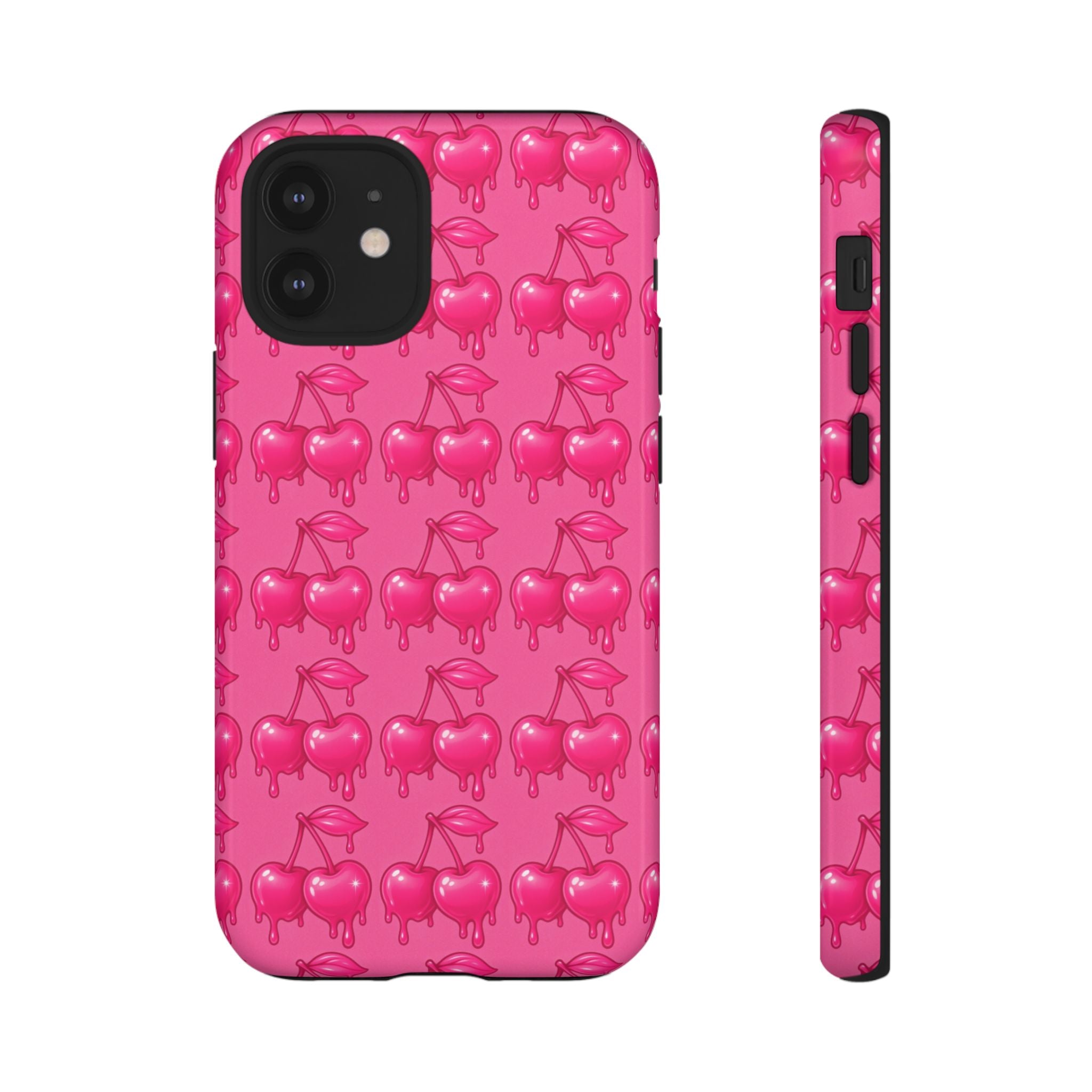 Pink Dripping Cherry Tough Phone Case