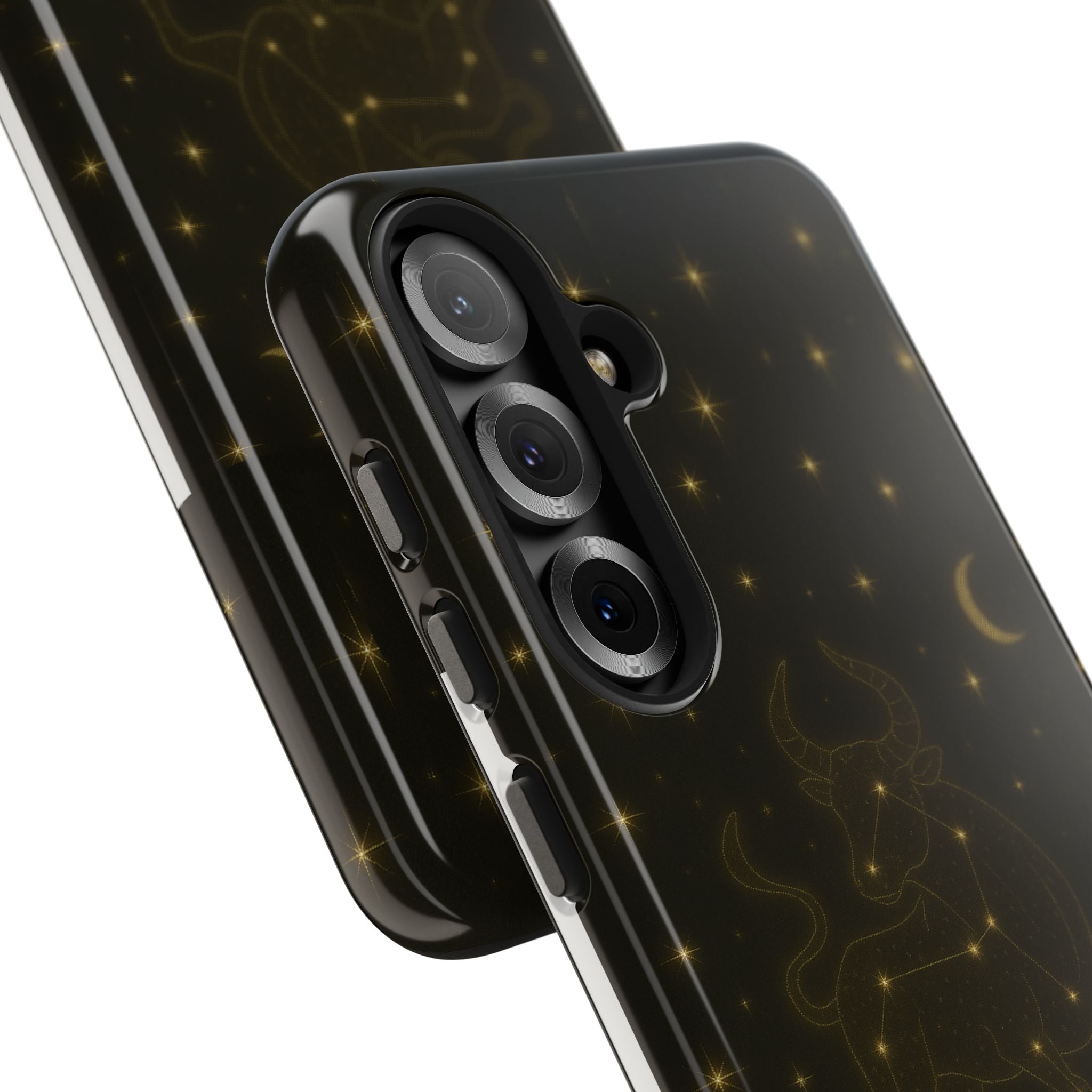 Taurus Constellation Tough Phone Case — Gold Zodiac Bull Phone Case