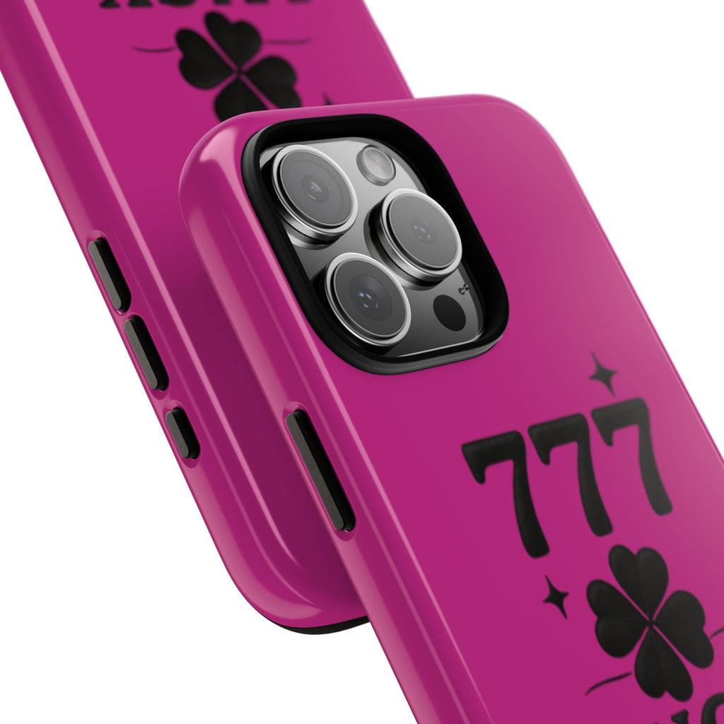 Black & Pink 777 Luck Phone Case