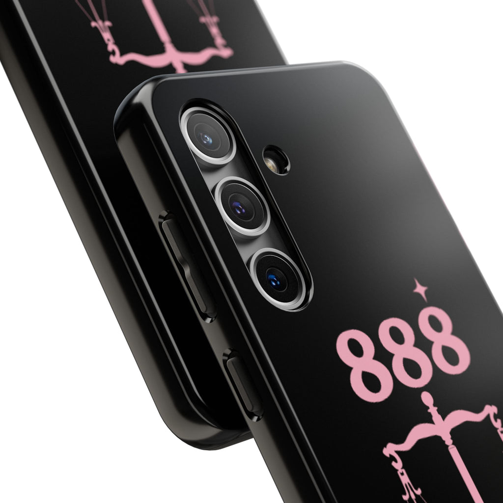 Black & Pink 888 Phone Case