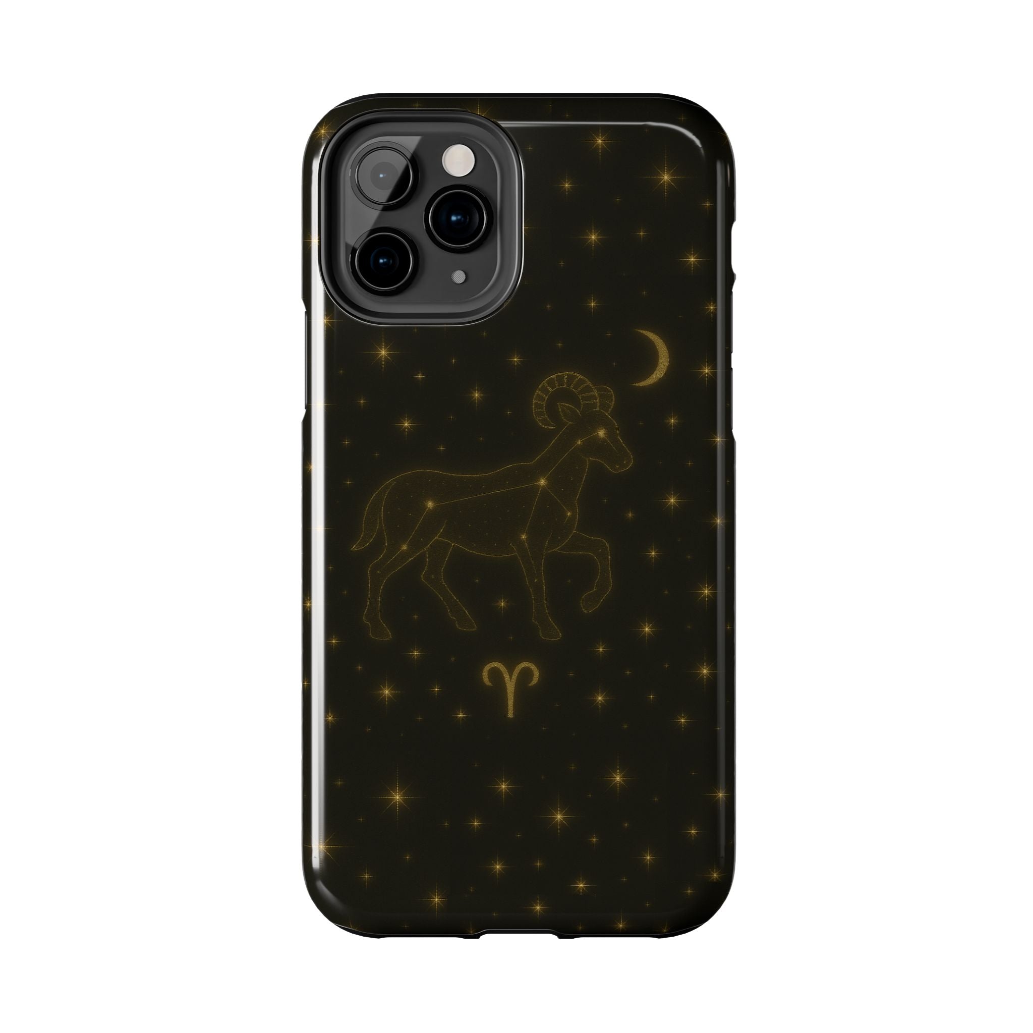 Aries Constellation Tough Phone Case — Zodiac Ram Star Map Design