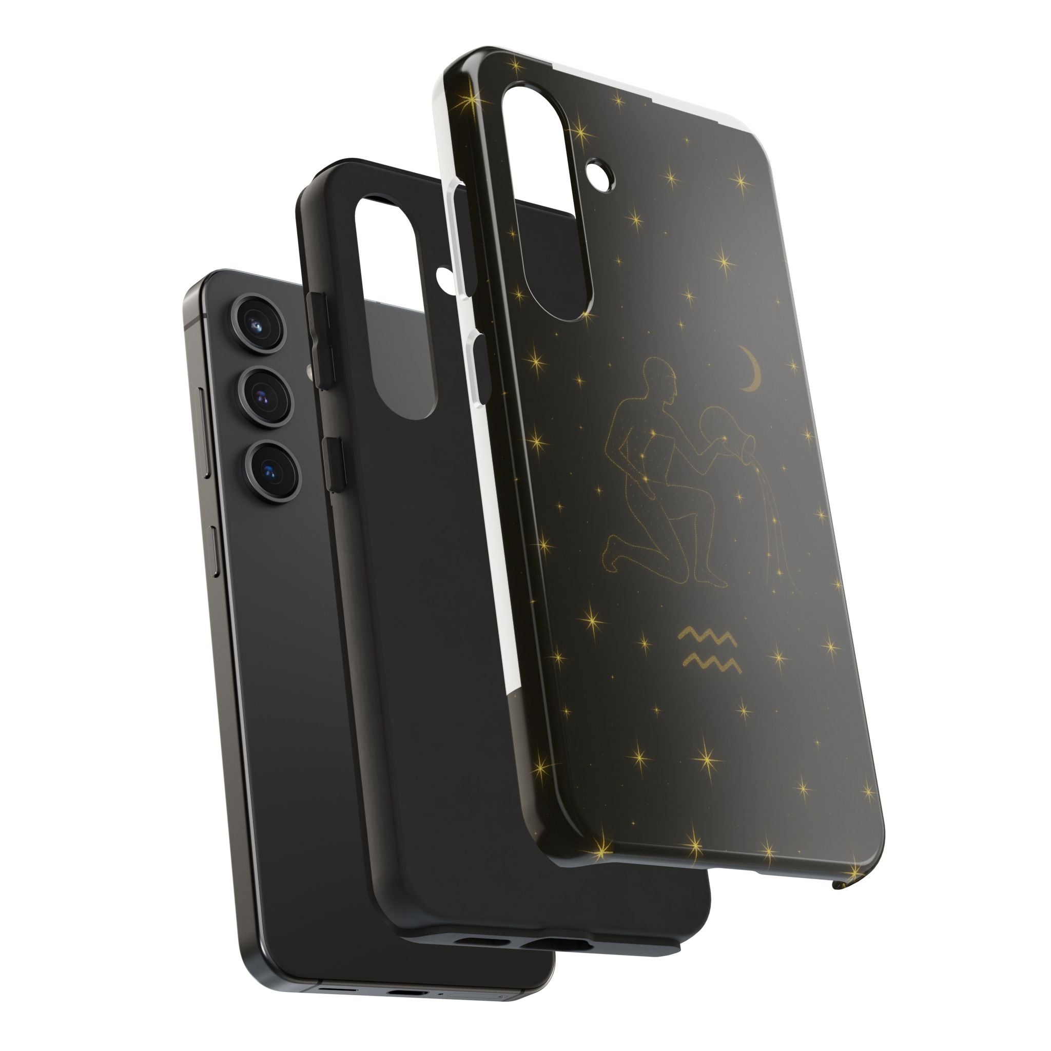 Aquarius Constellation Tough Phone Case — Zodiac Water-Bearer Astrology Design