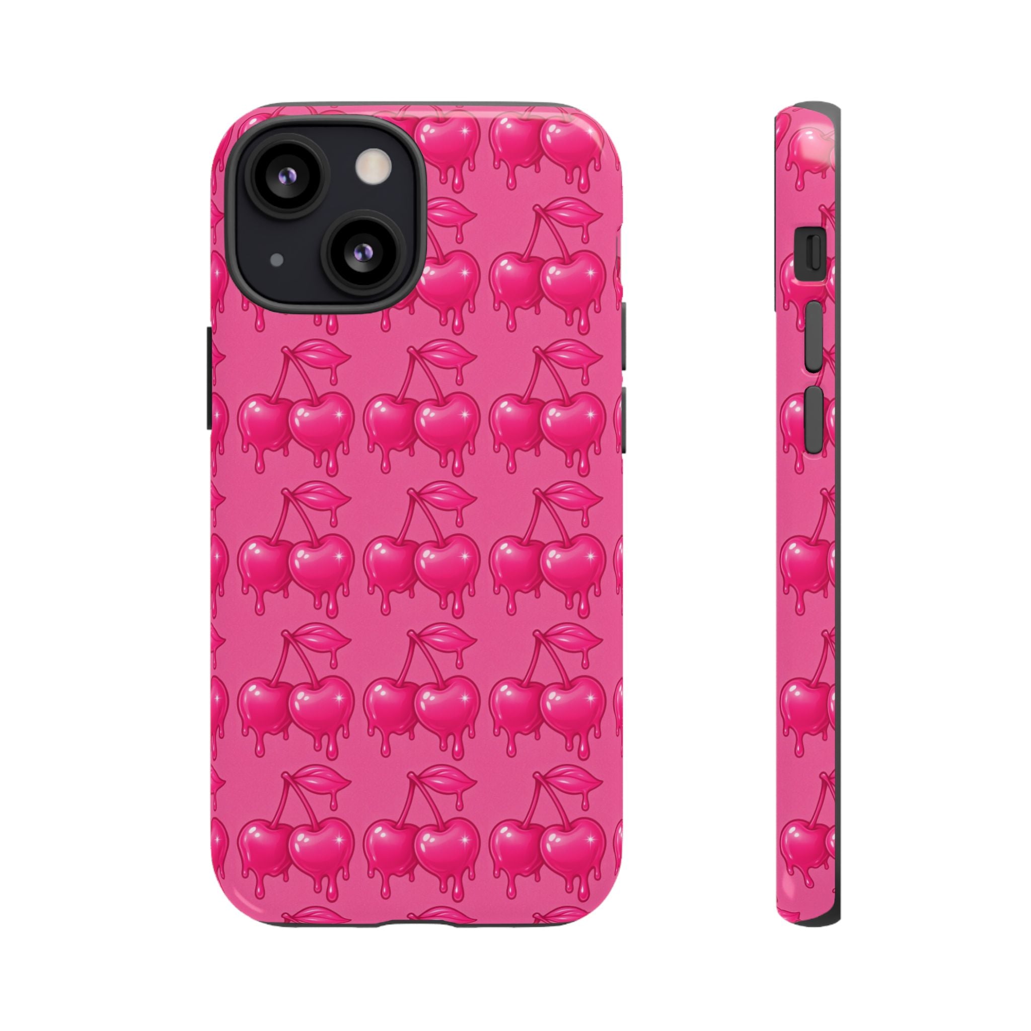 Pink Dripping Cherry Tough Phone Case