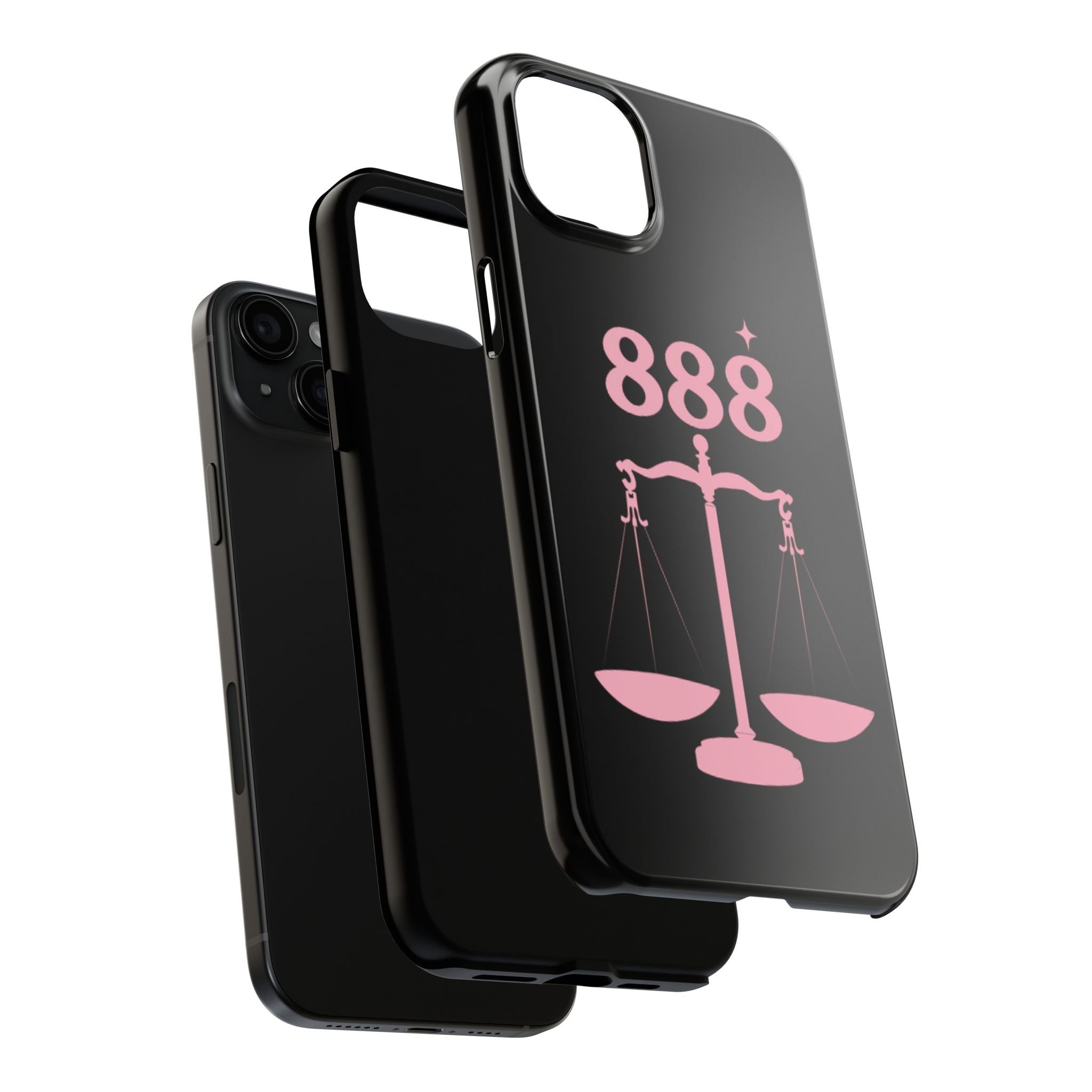 Black & Pink 888 Phone Case