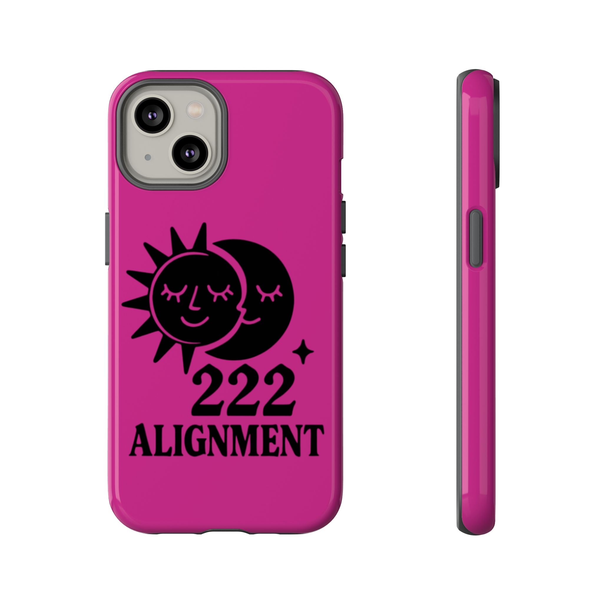 Black & Pink 222 Alignment Phone Case