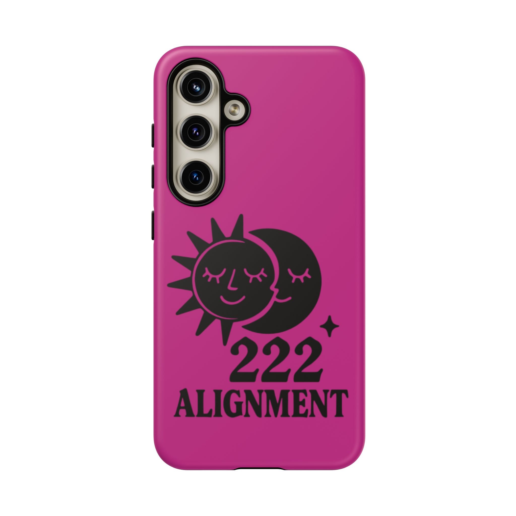 Black & Pink 222 Alignment Phone Case