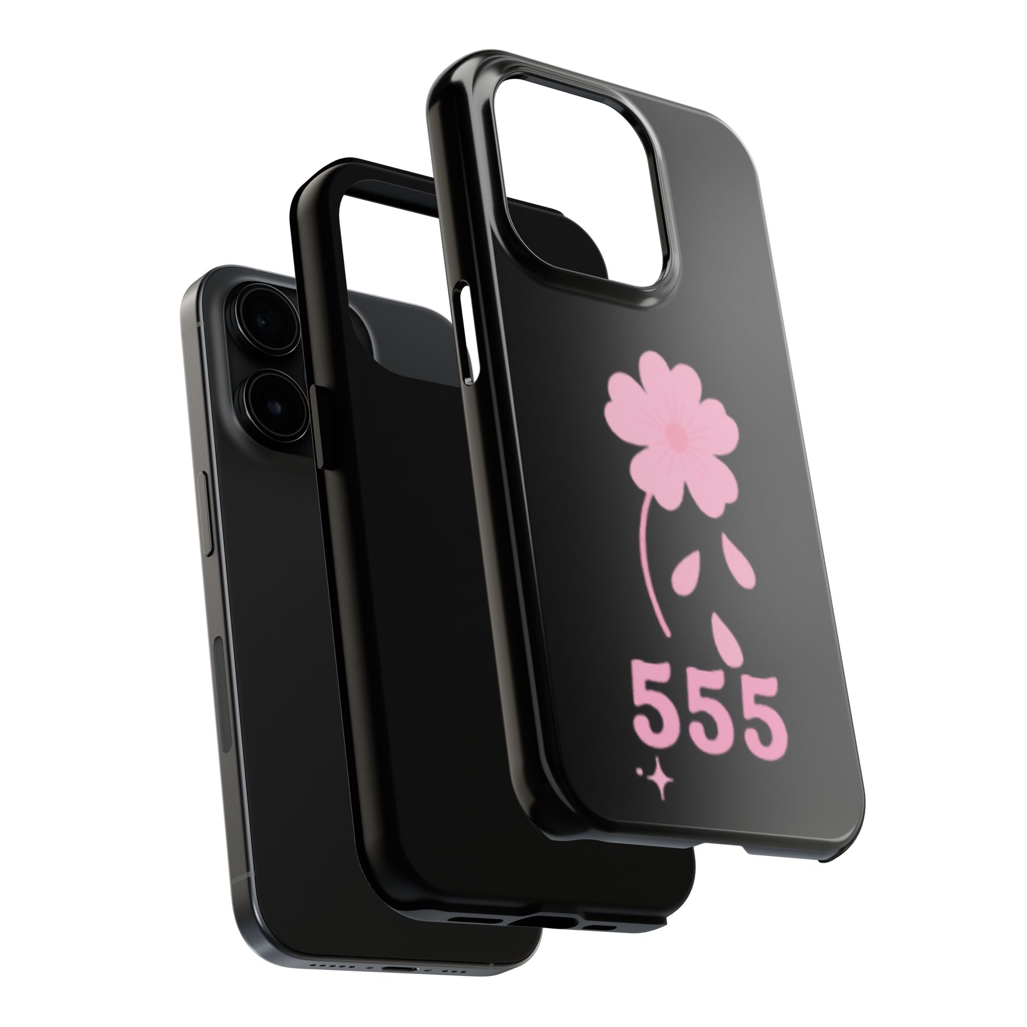 Black & Pink 555 Phone Case