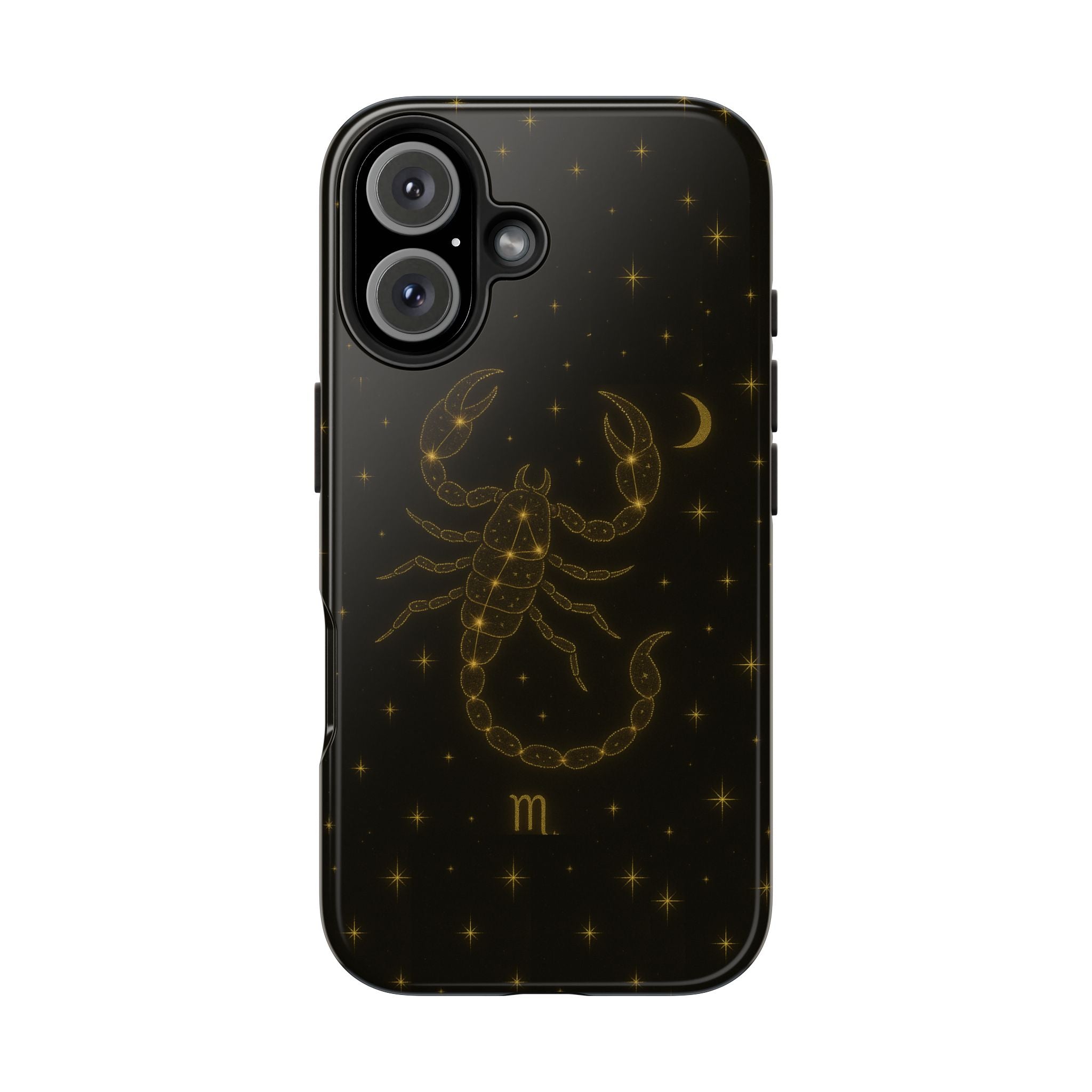 Scorpio Constellation Tough Phone Case — Black & Gold Zodiac Protection