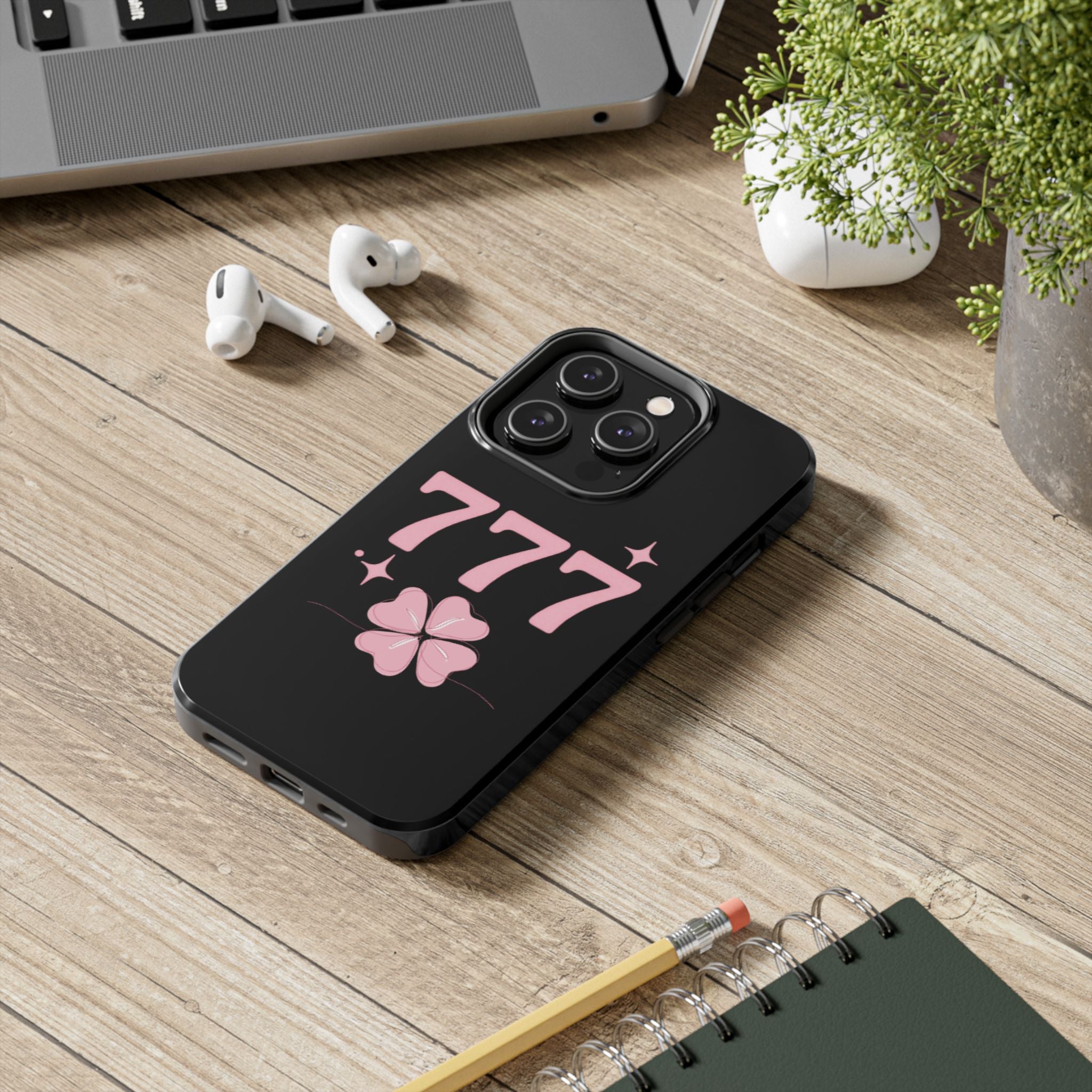 Black & Pink 777 Phone Case