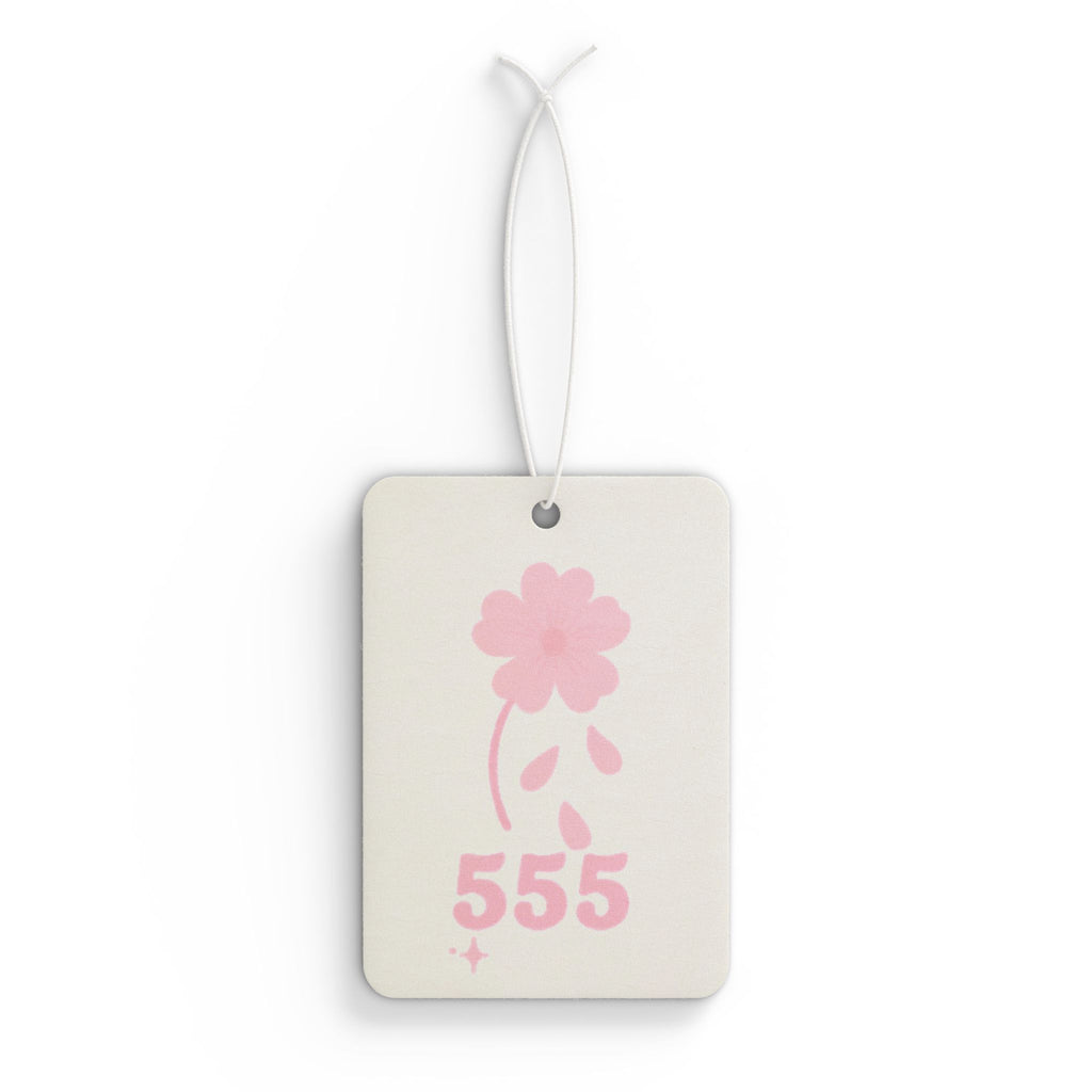 Car Air Freshener — Pink Flower 555
