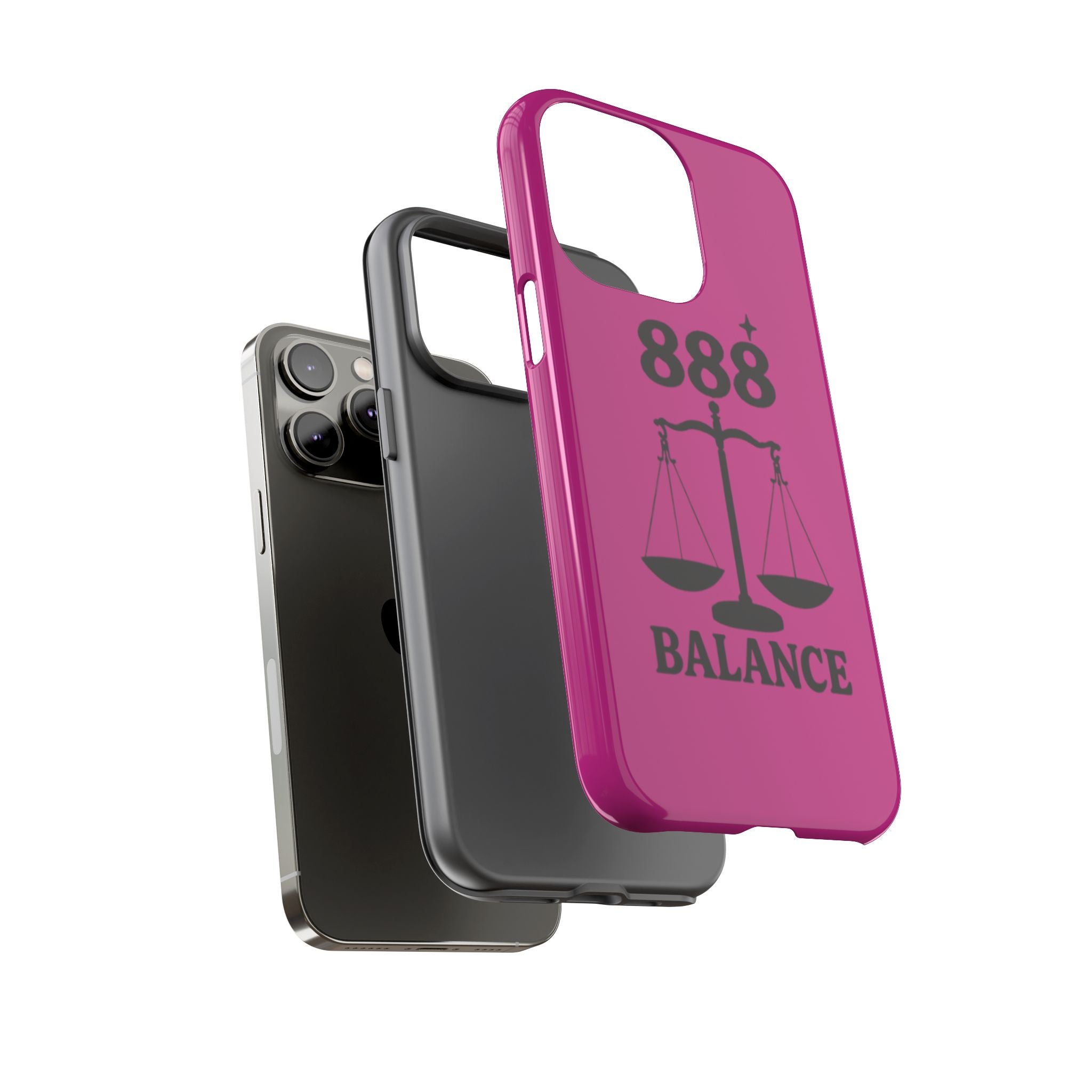 Black & Pink 888 Balance Phone Case