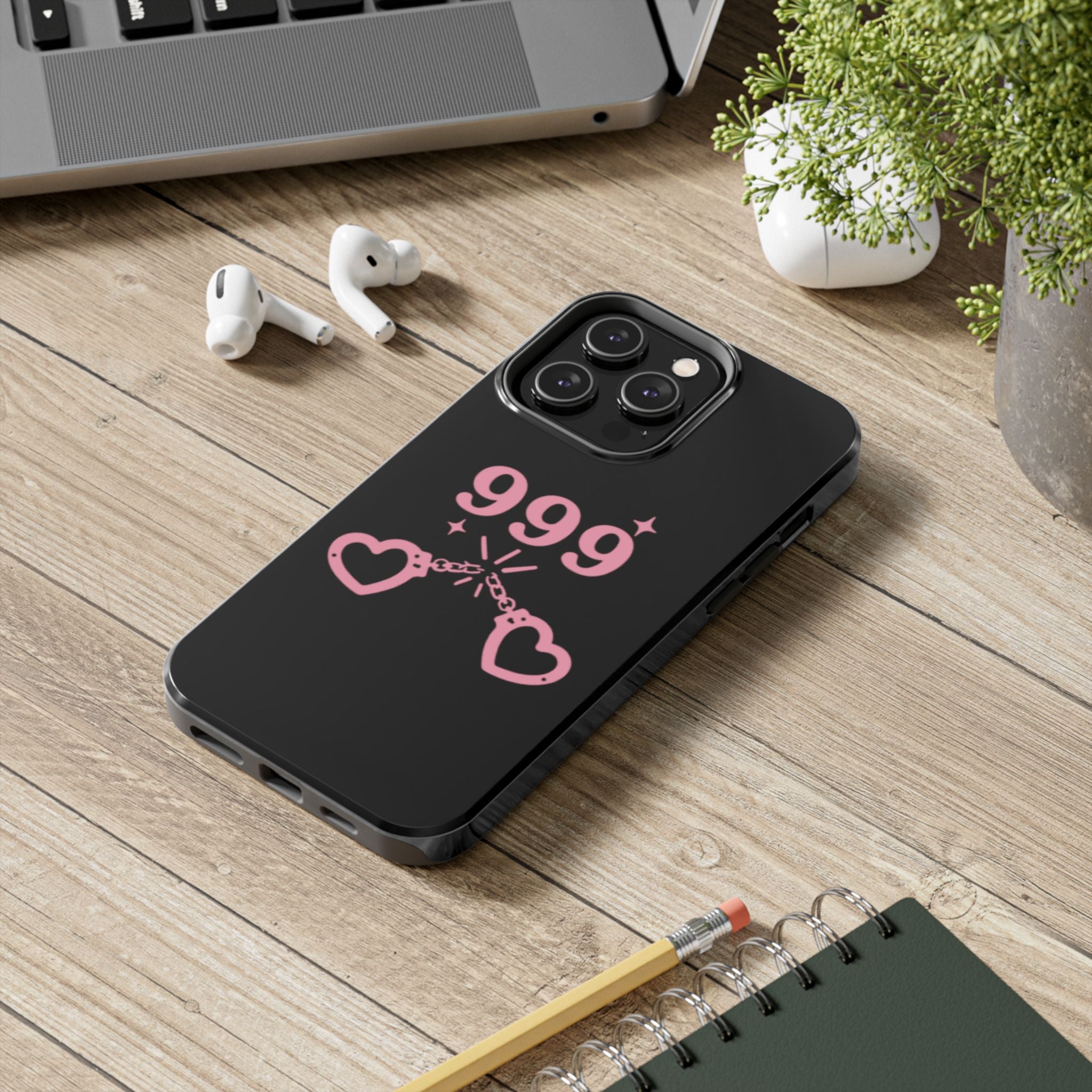 Black & Pink 999 Phone Case