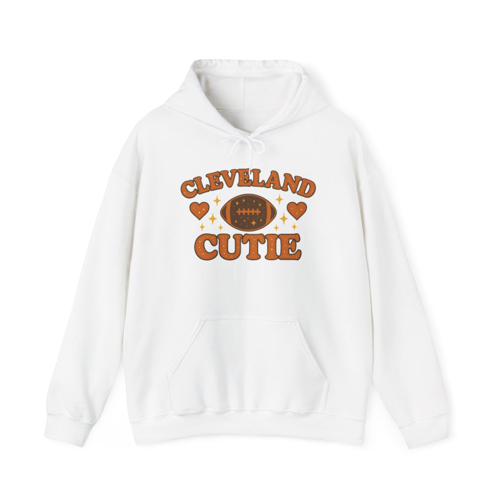 Cleveland Cutie Football Hoodie — Cute Retro Fan Pullover