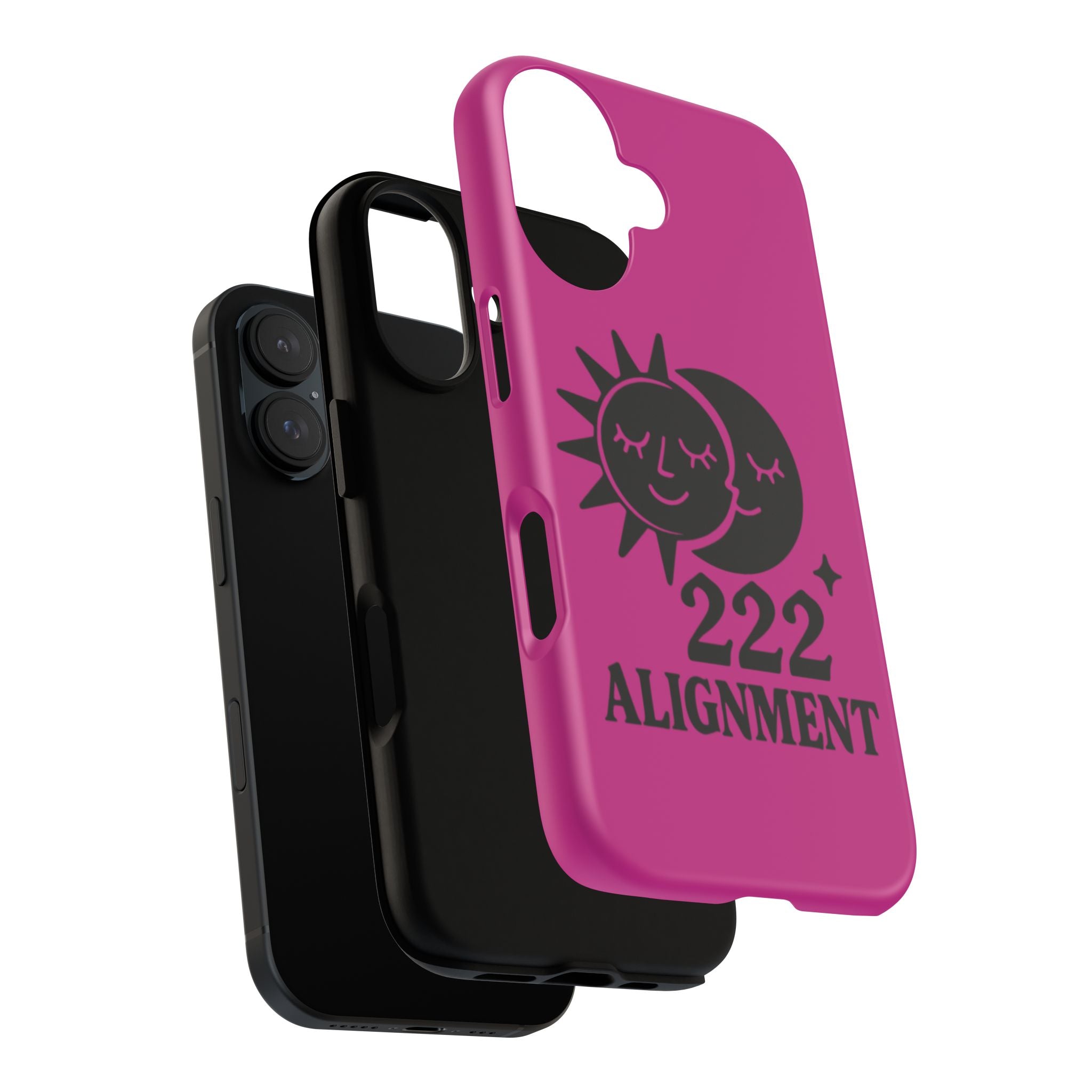 Black & Pink 222 Alignment Phone Case