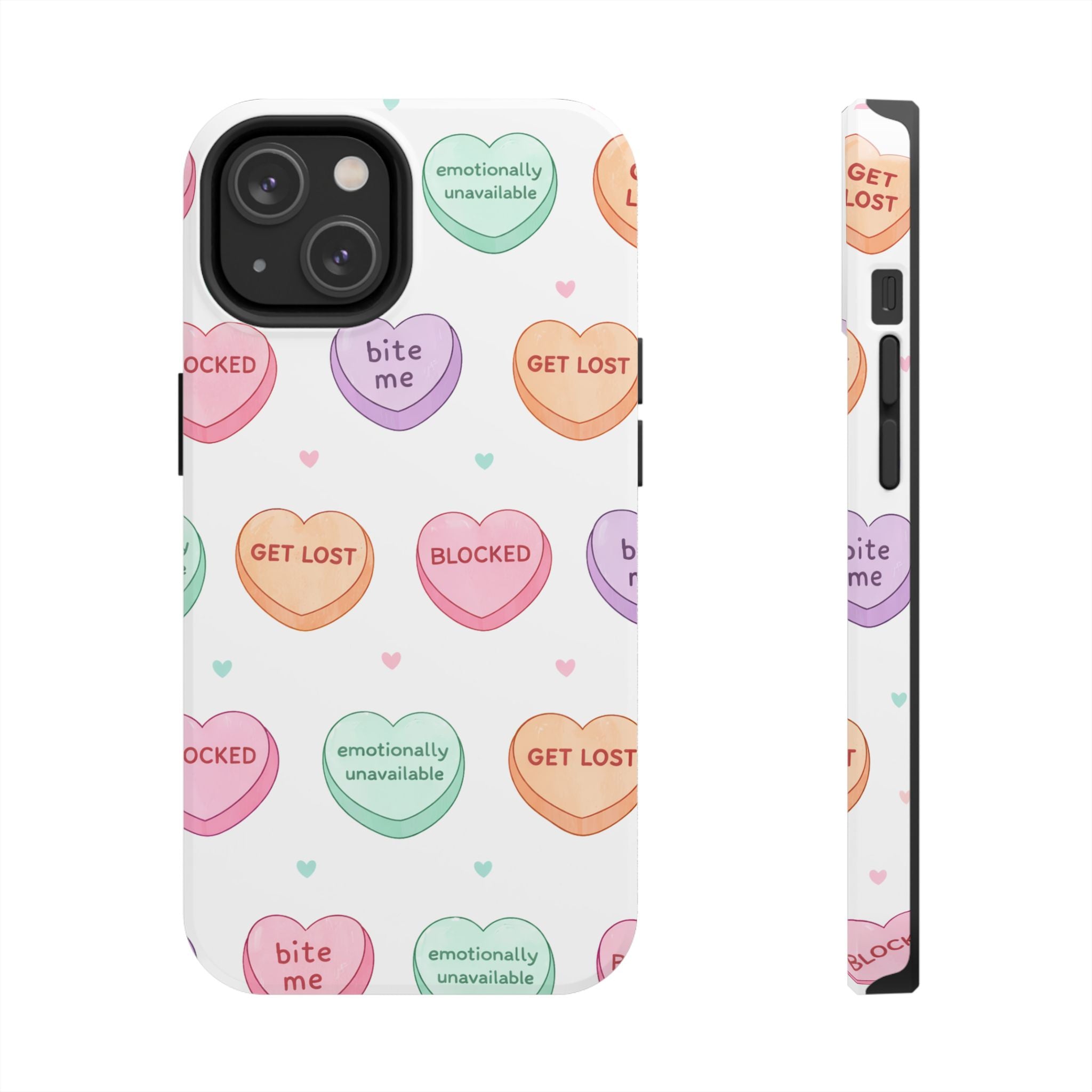 Candy Hearts Phone Case