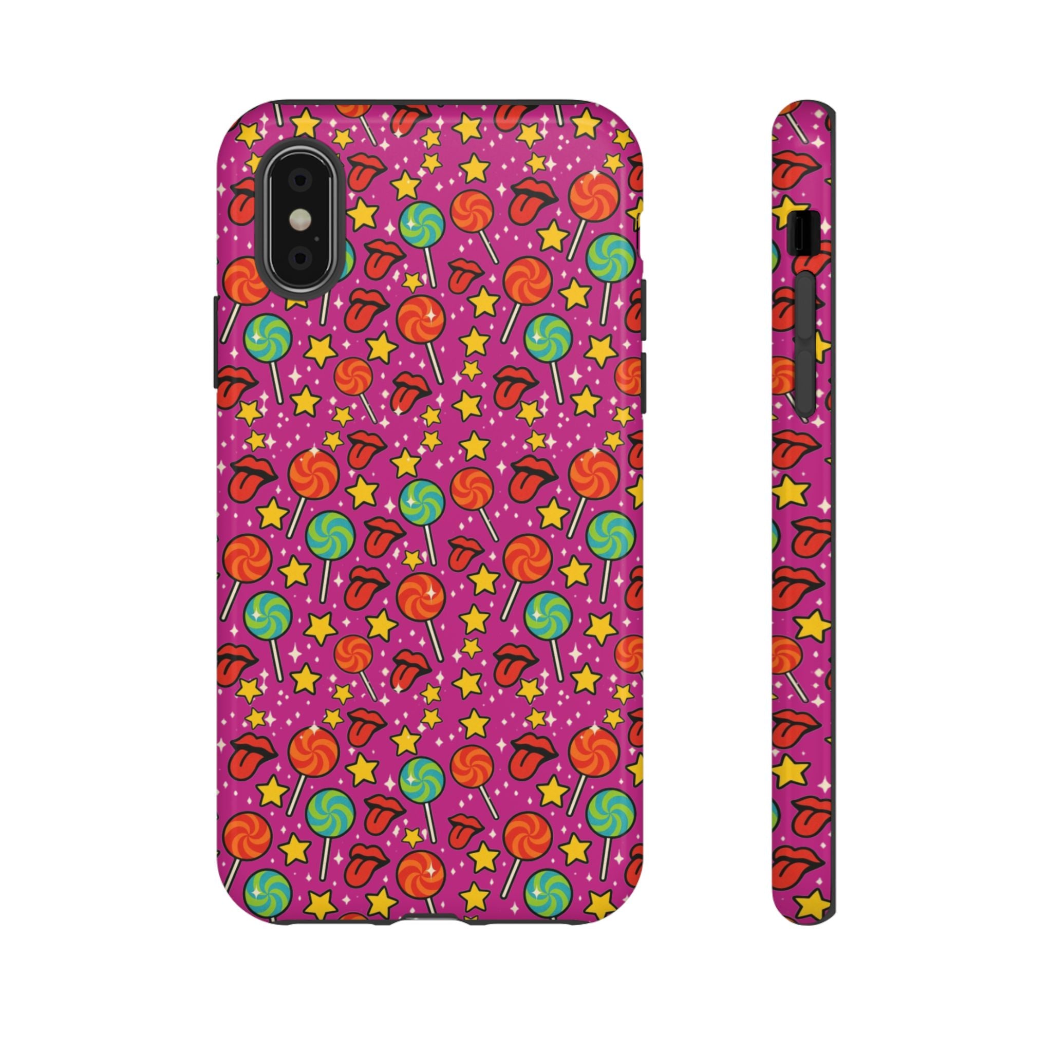 Lollipops & Lips Retro Phone Cases