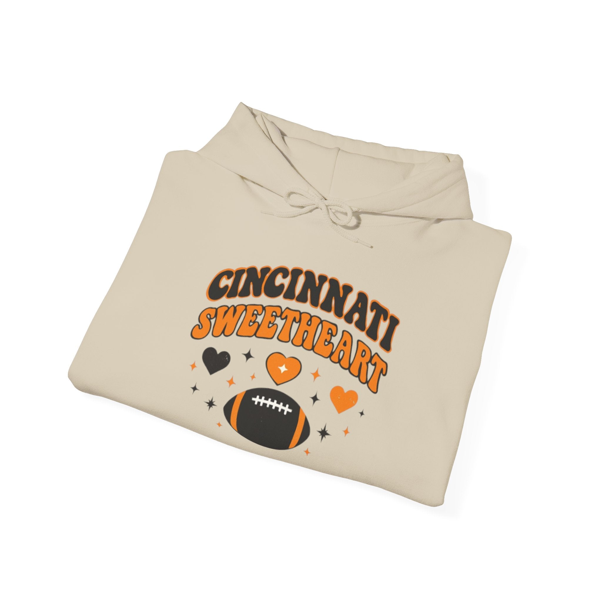 Cincinnati Sweetheart Football Graphic Hooded Sweatshirt