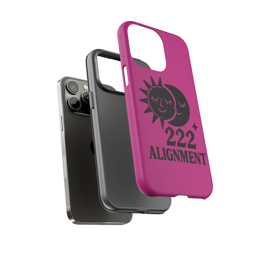 Black & Pink 222 Alignment Phone Case