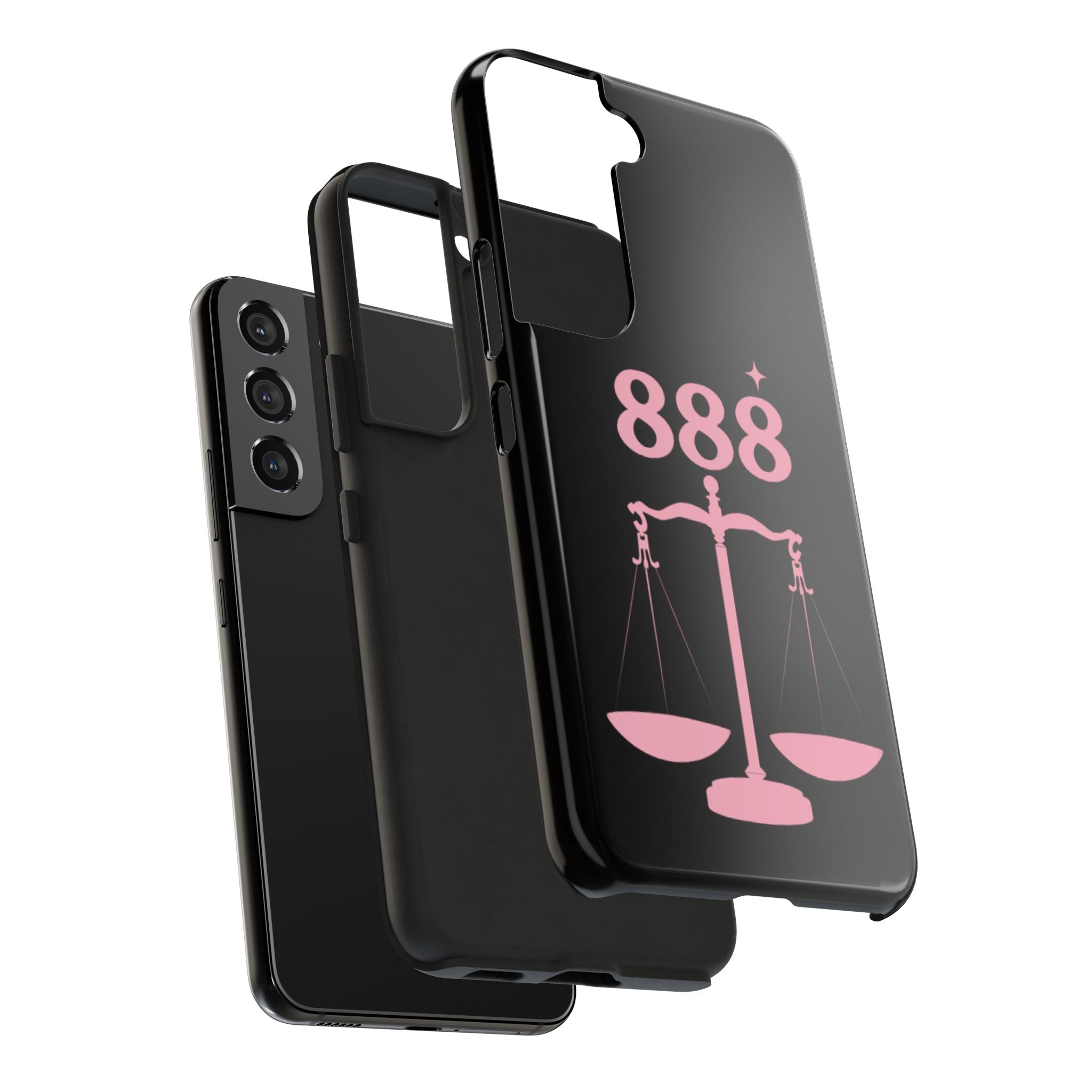 Black & Pink 888 Phone Case