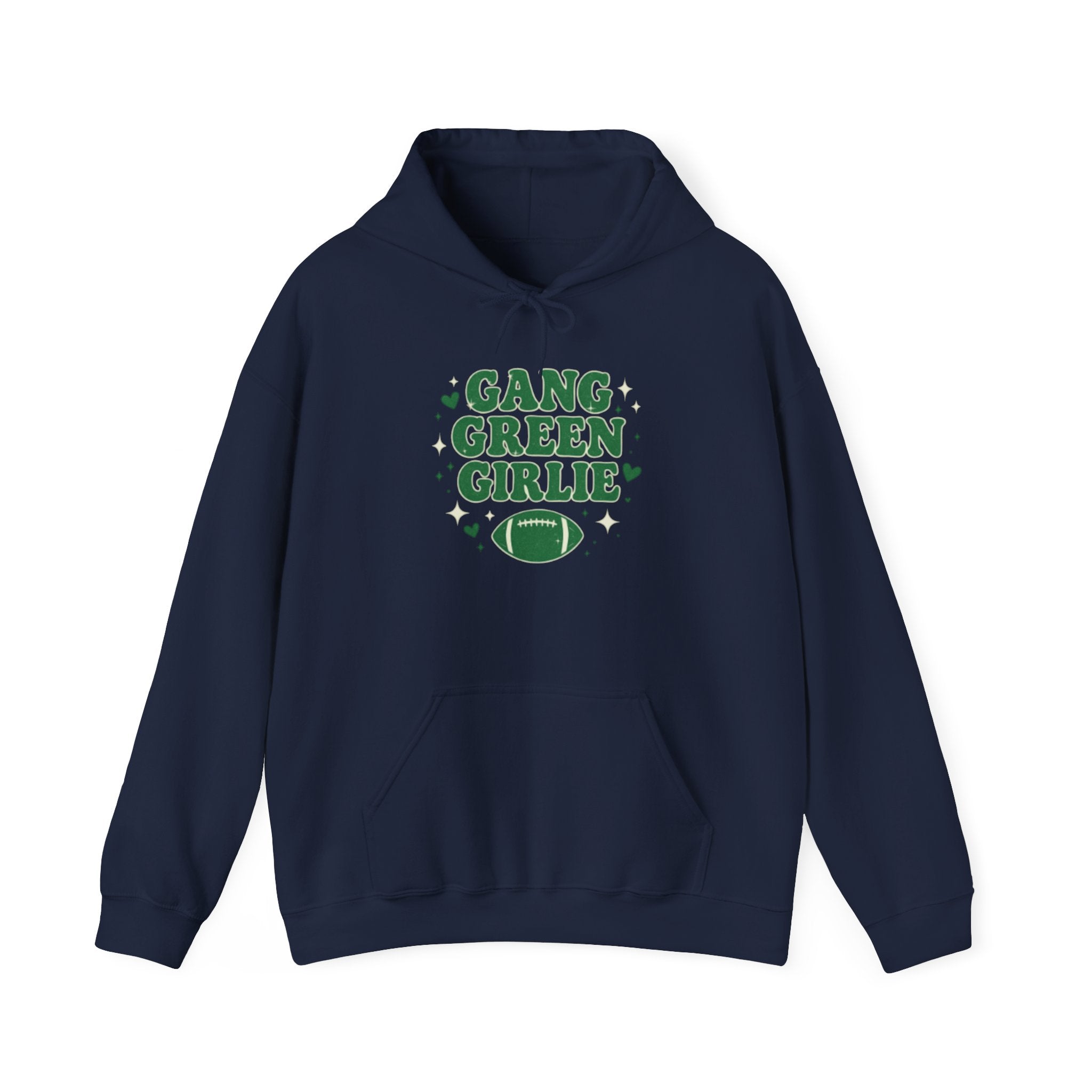 Gang Green Girlie Football Hoodie — Women's Football Fan Pullover
