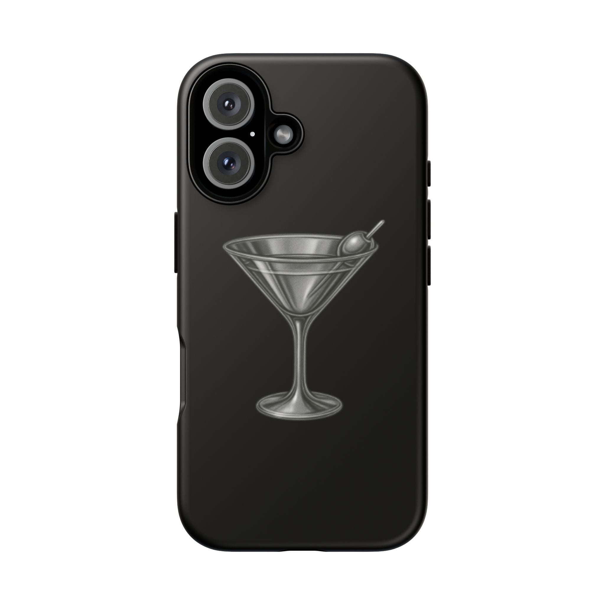 Silver Martini Tough Case Black