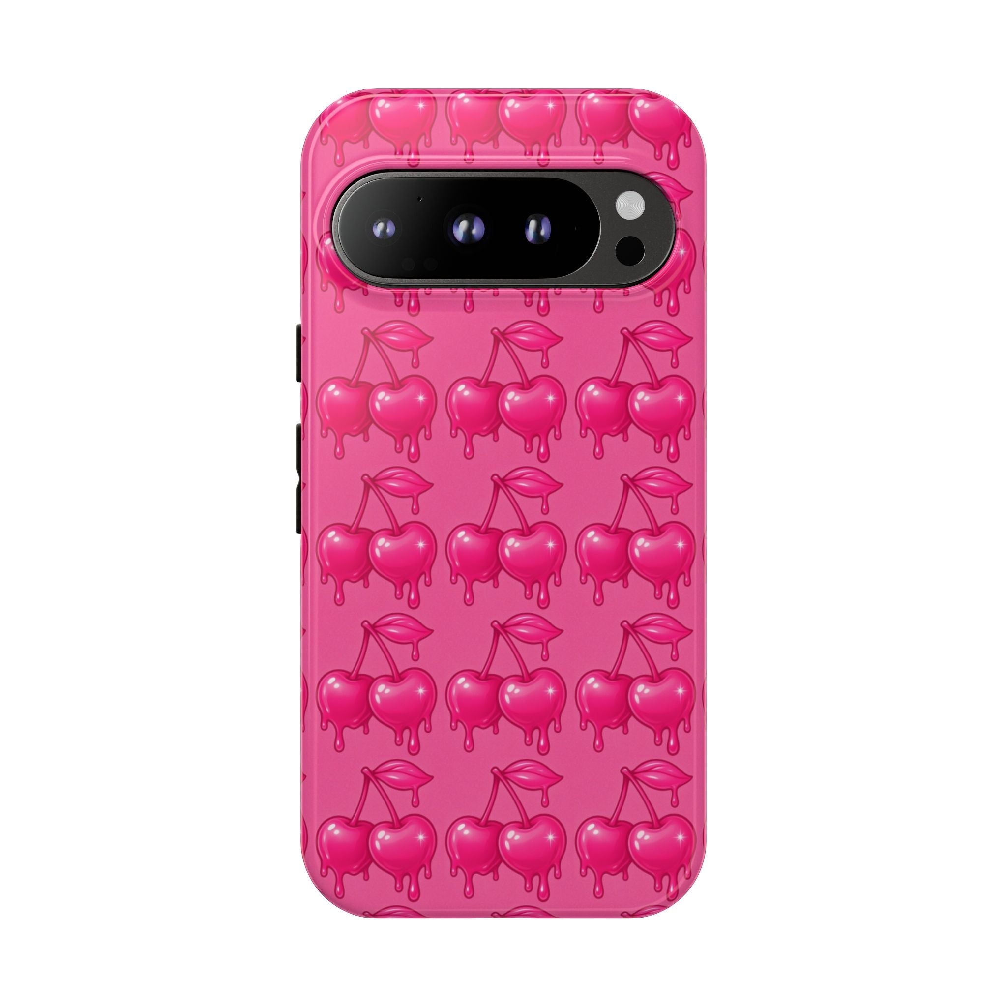 Pink Dripping Cherry Tough Phone Case