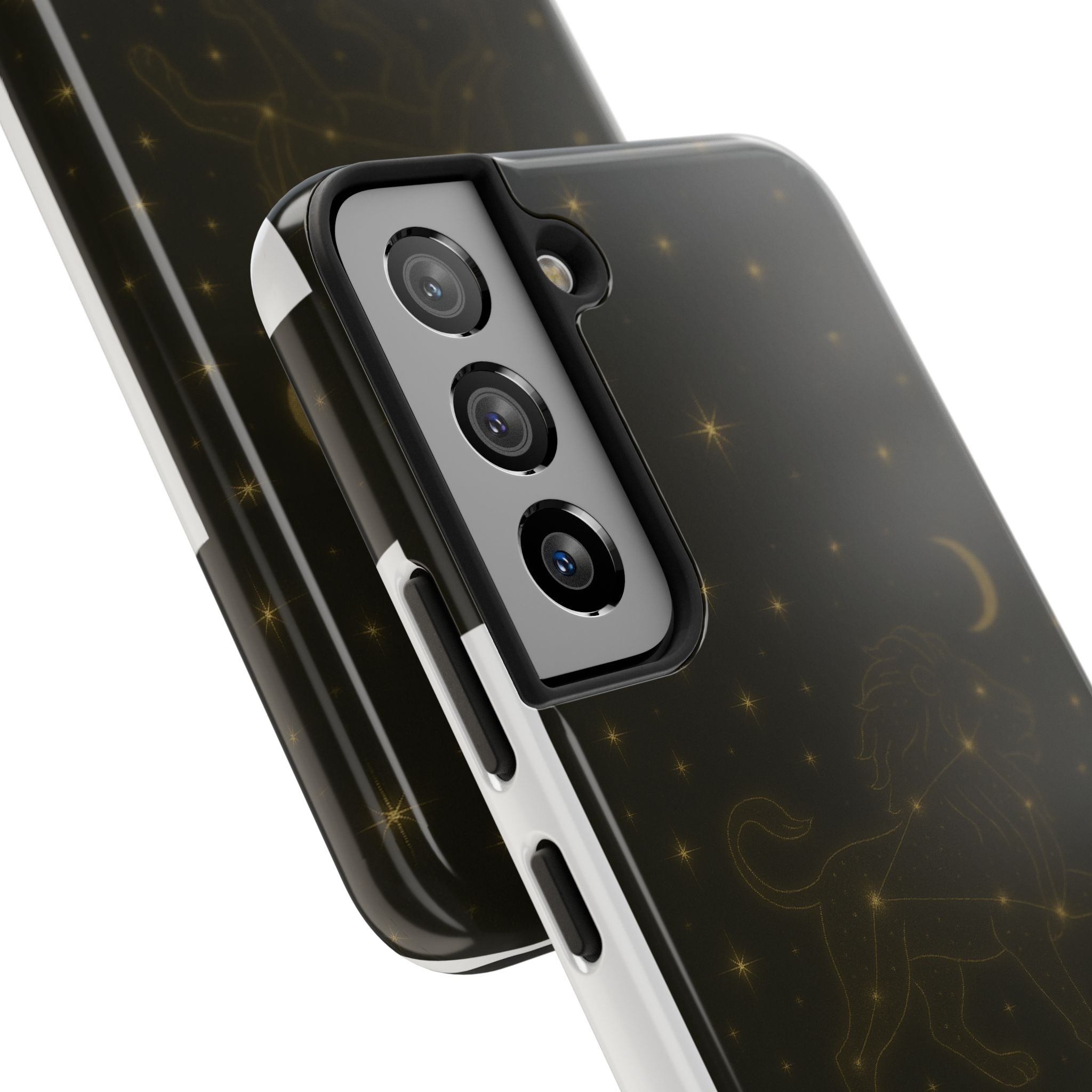 Leo Constellation Tough Phone Case — Zodiac Lion Design with Moon & Stars