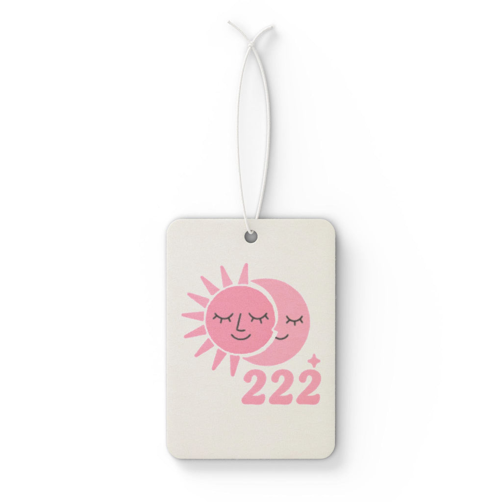 Car Air Freshener — Pink Sun & Moon 222
