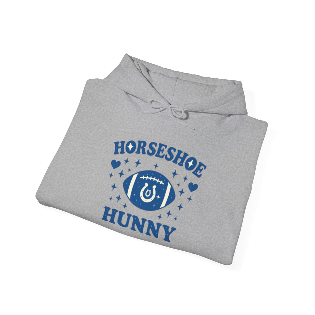 Horseshoe Hunny Hoodie — Lucky Eye Graphic Hooded Sweatshirt Football