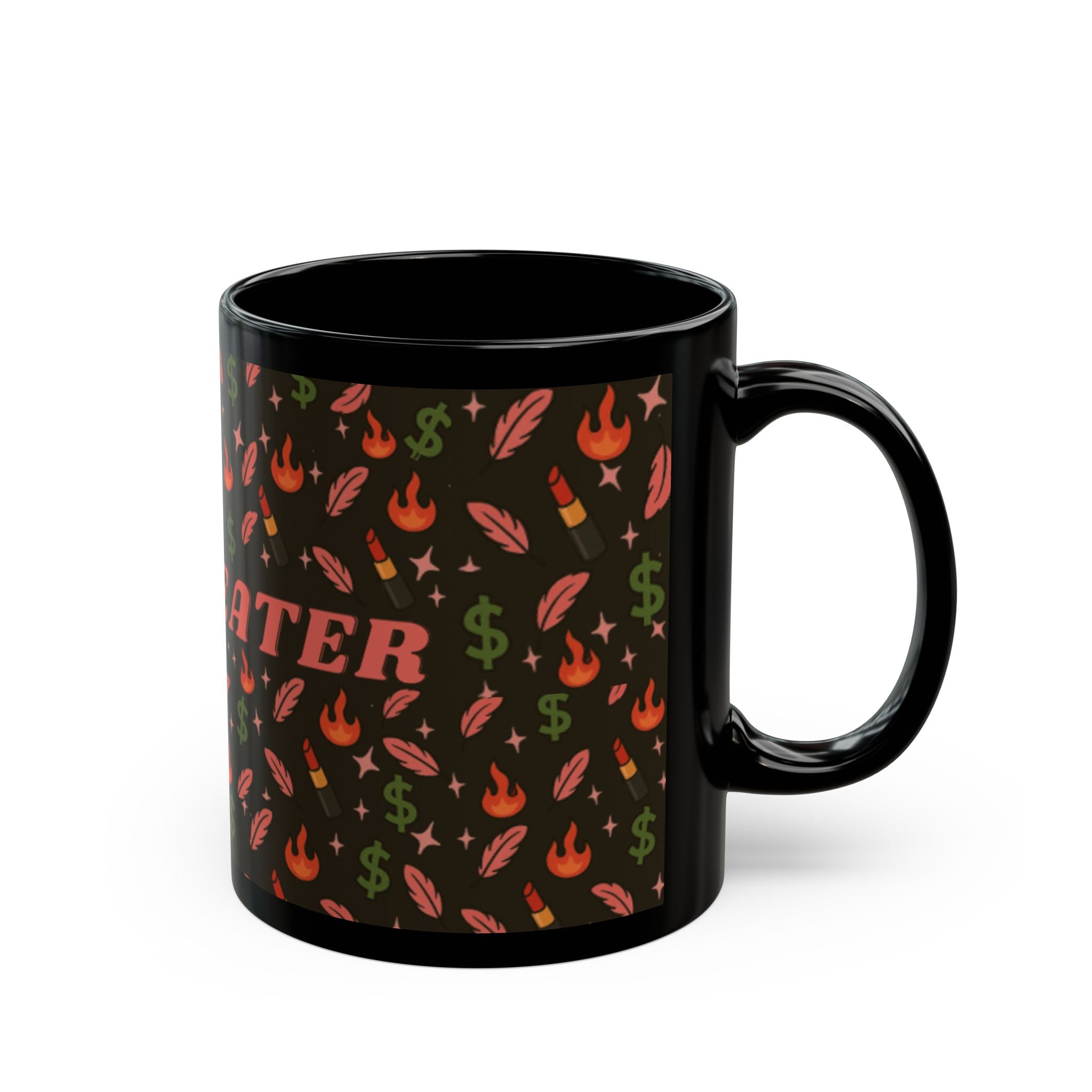Maneater Black Coffee Mug — 11oz & 15oz
