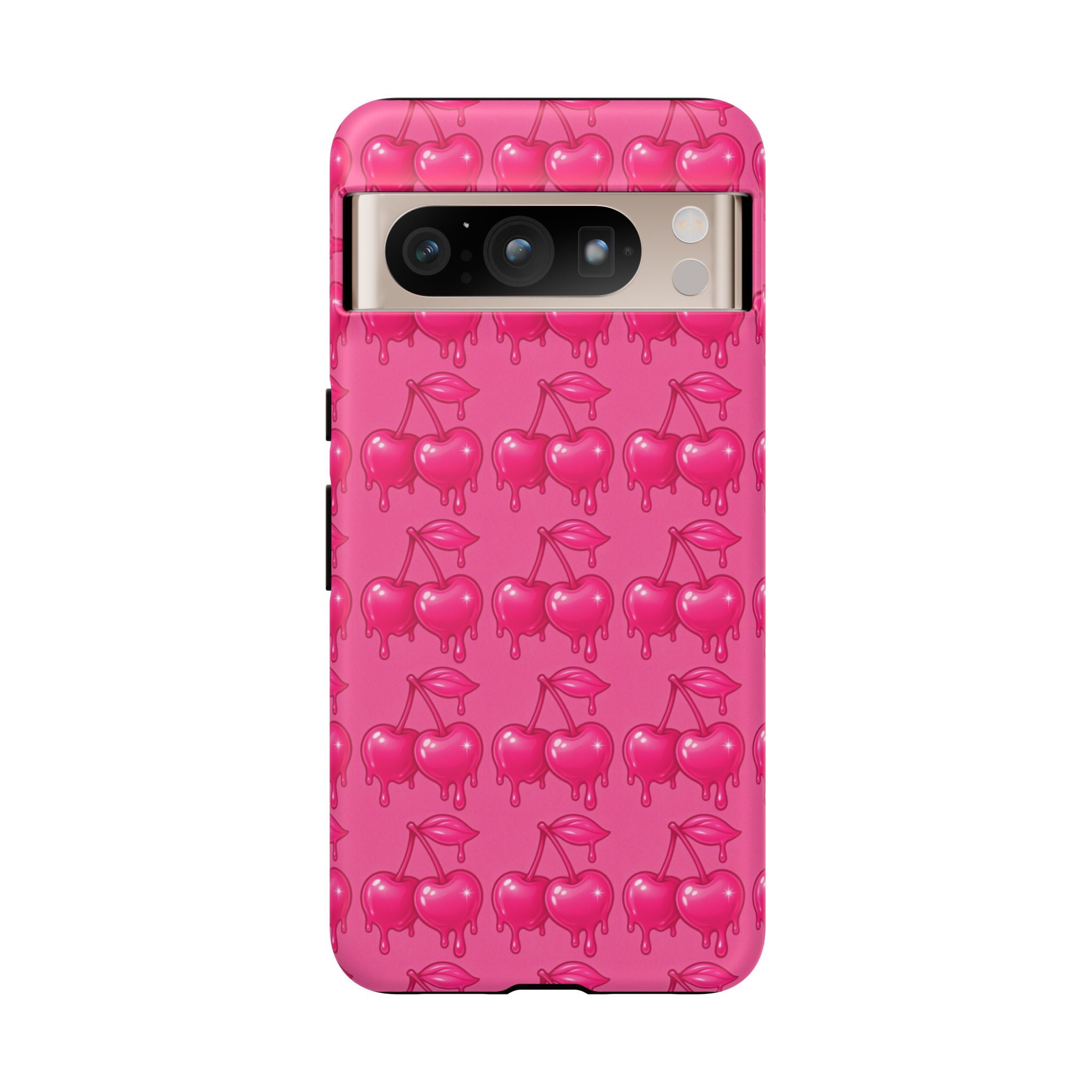 Pink Dripping Cherry Tough Phone Case