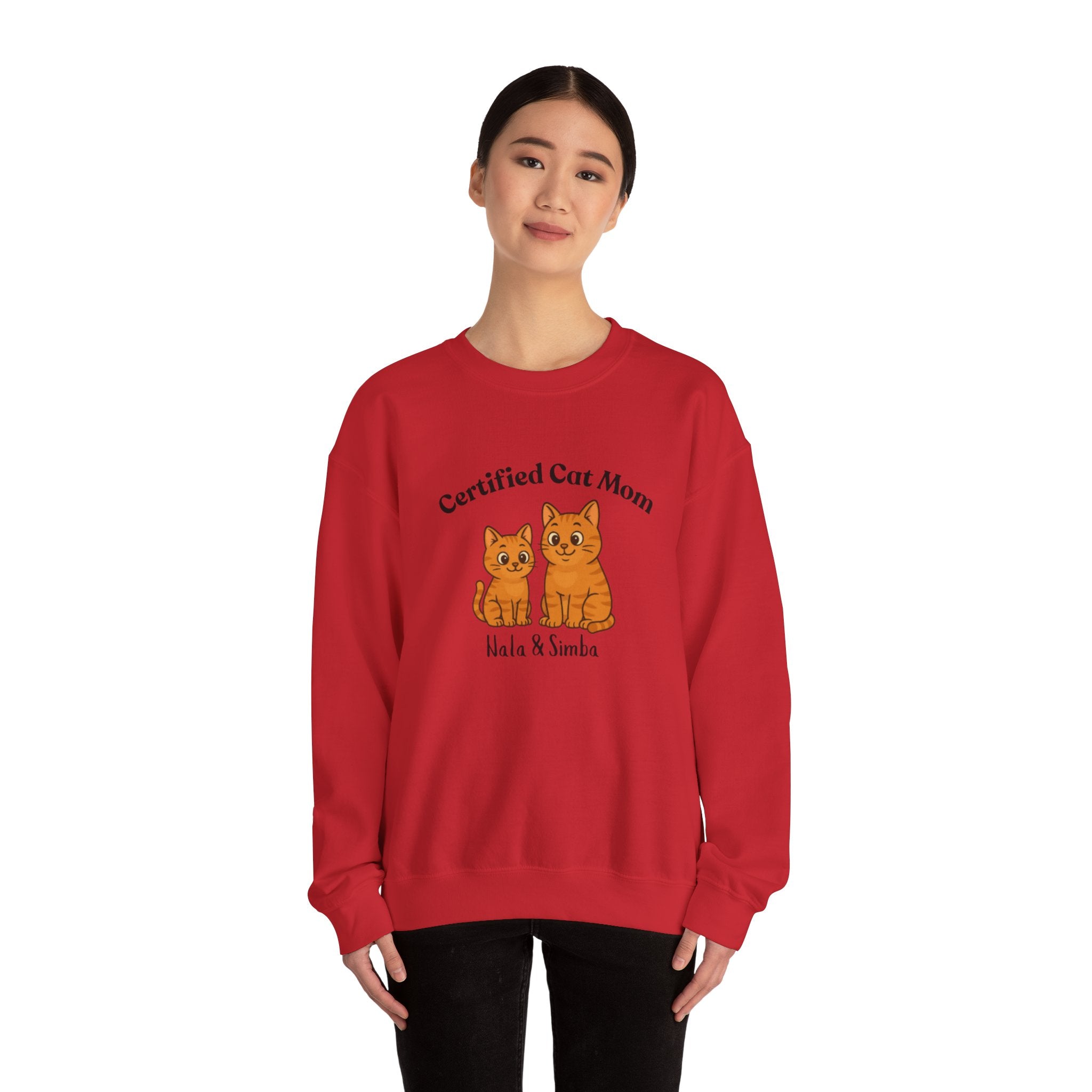 Custom Pet Sweatshirt — "Certified Cat Mom"