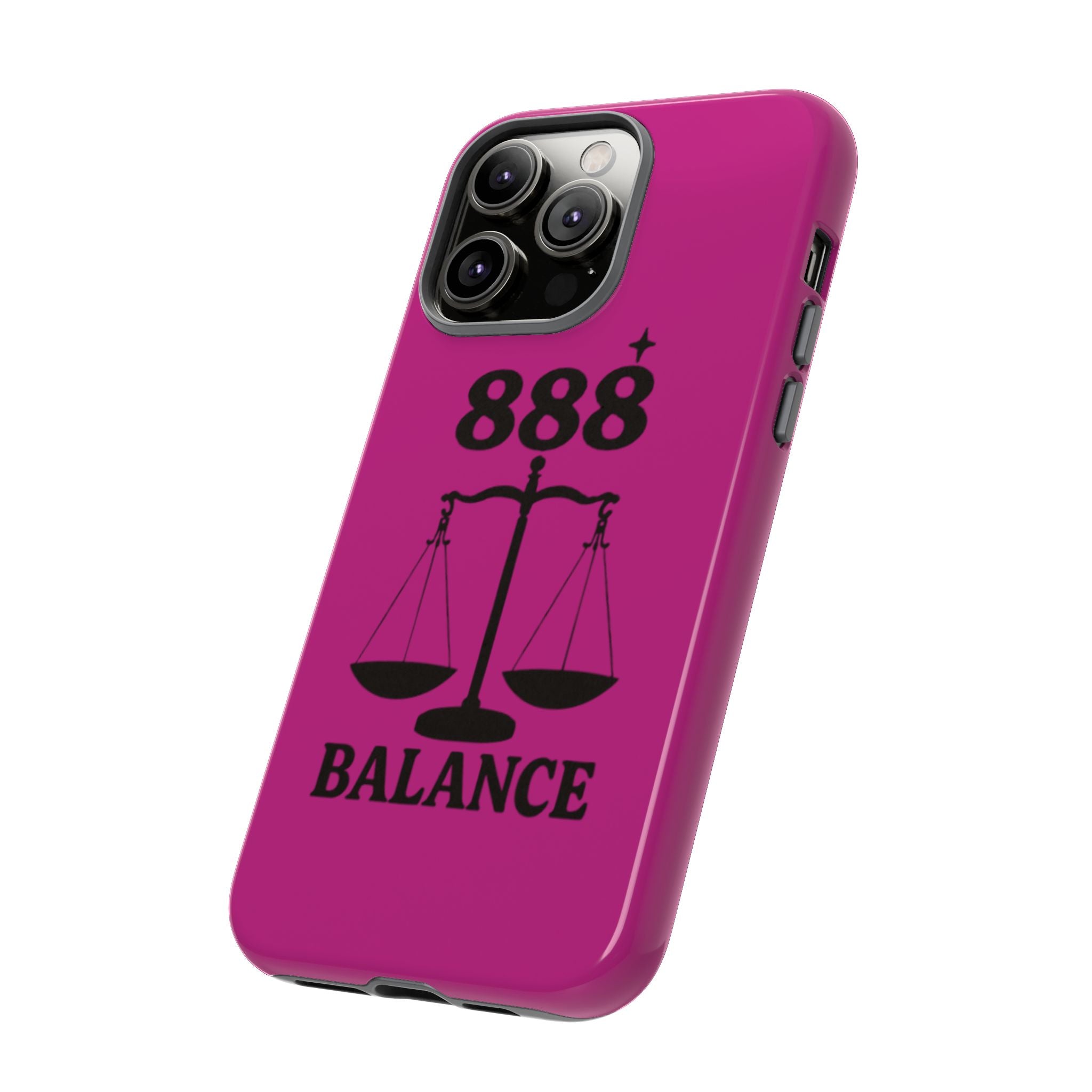 Black & Pink 888 Balance Phone Case