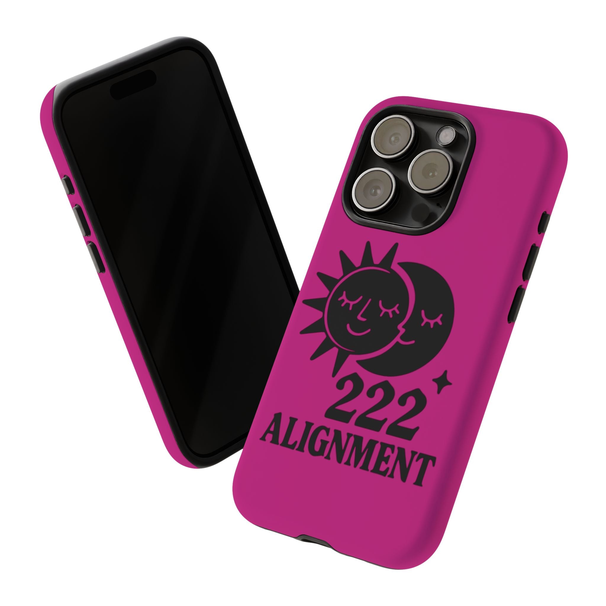 Black & Pink 222 Alignment Phone Case