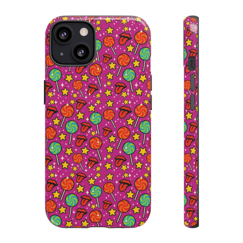 Lollipops & Lips Retro Phone Cases
