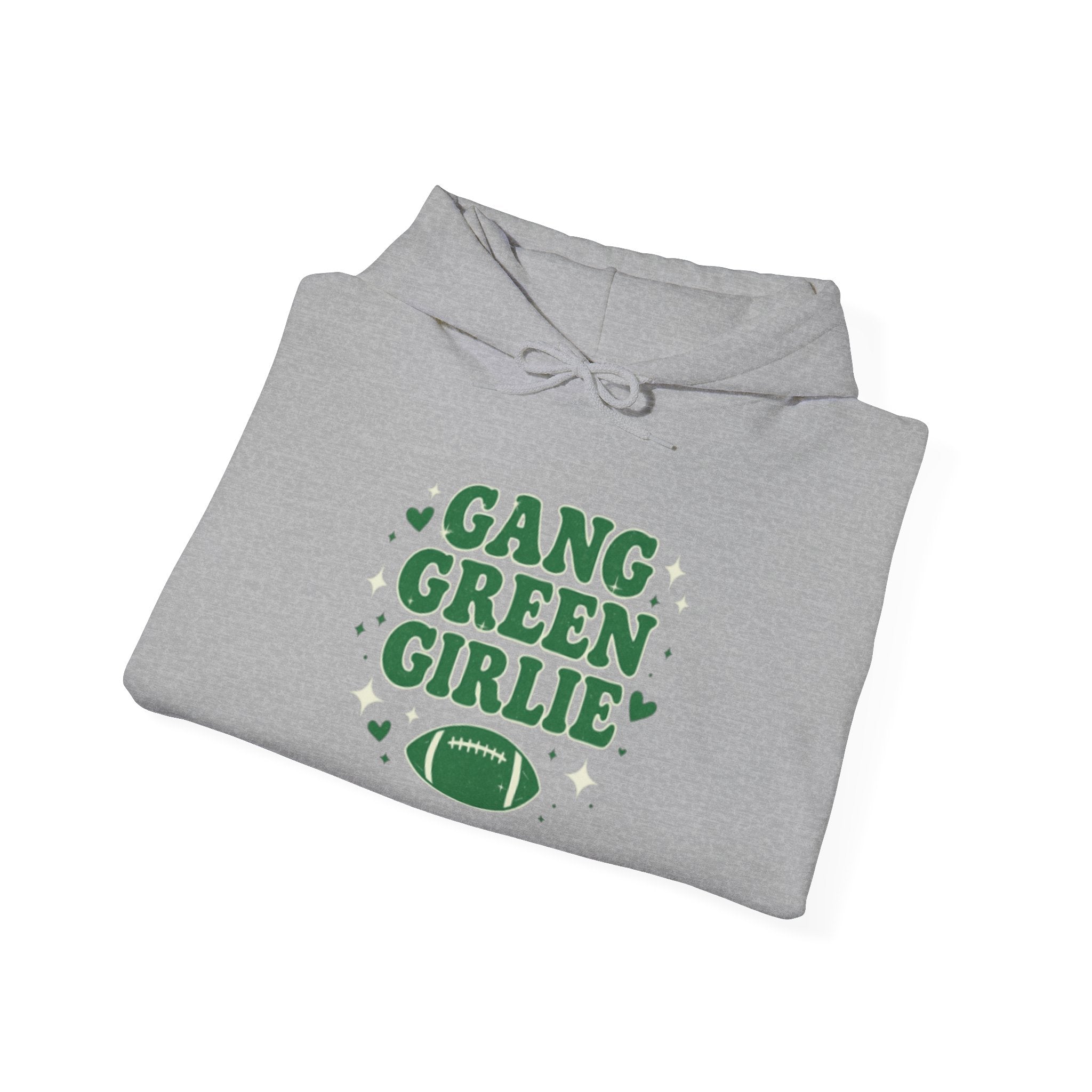 Gang Green Girlie Football Hoodie — Women's Football Fan Pullover