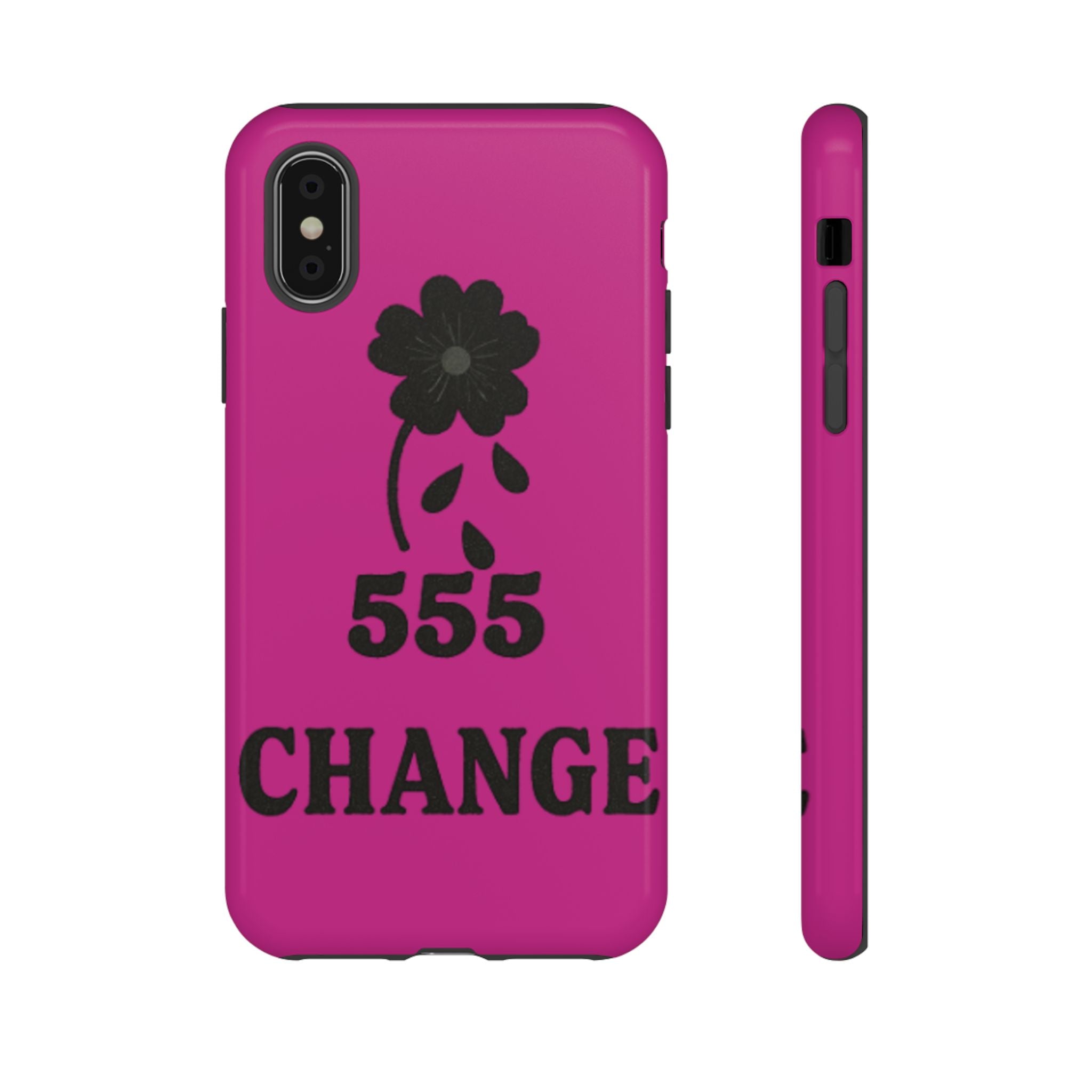 Black & Pink 555 Change Phone Case