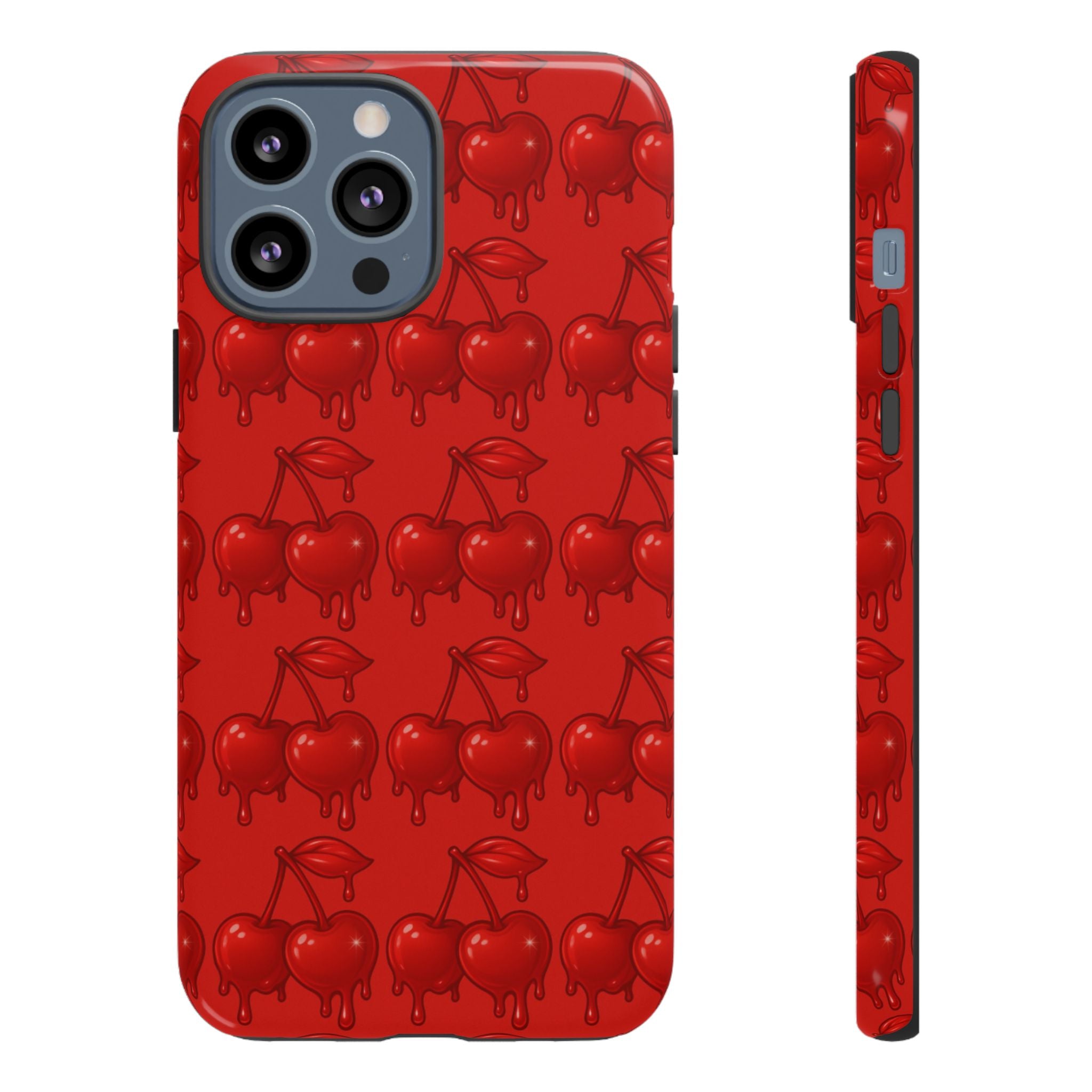 Red Dripping Cherry Phone Case