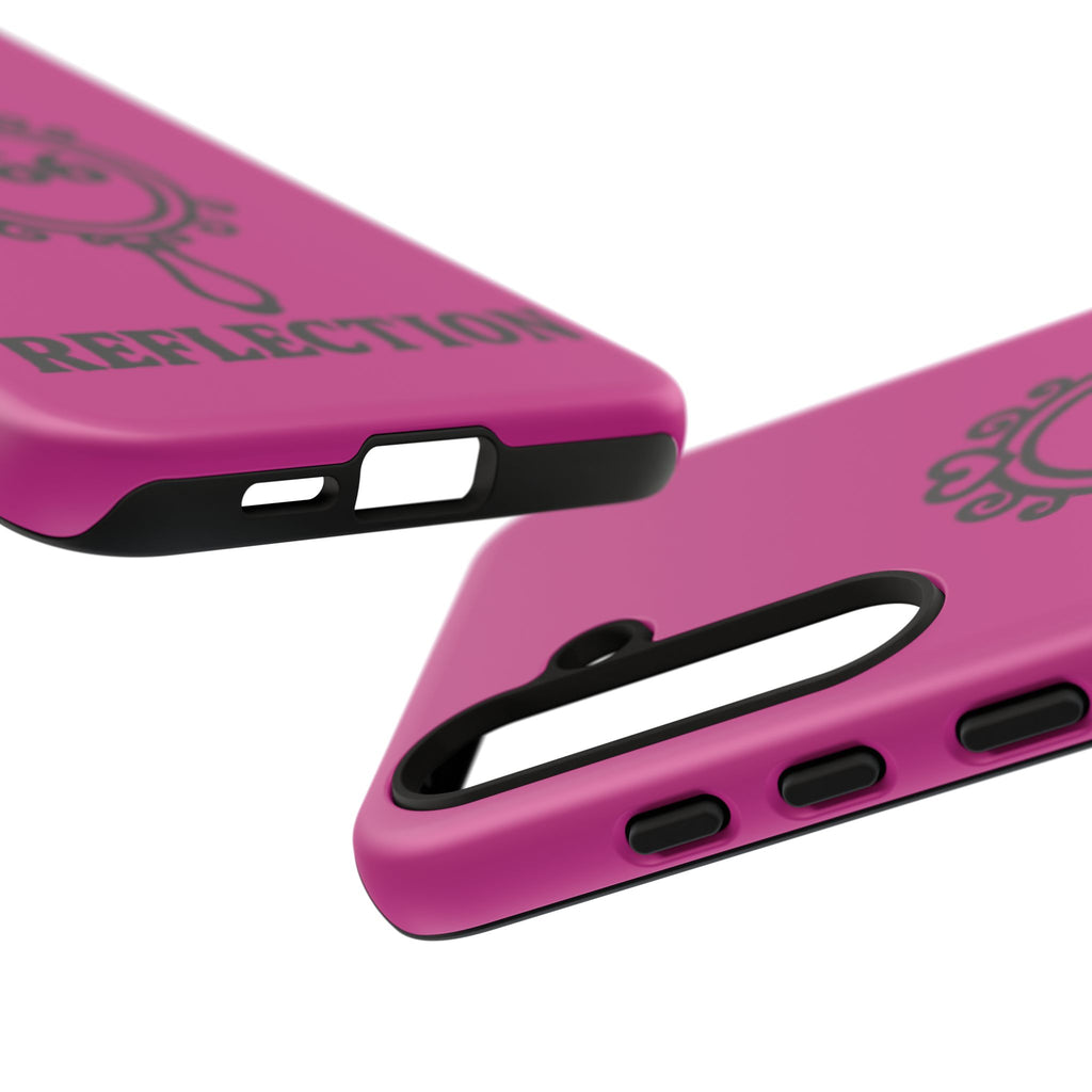 Black & Pink 666 Reflection Phone Case