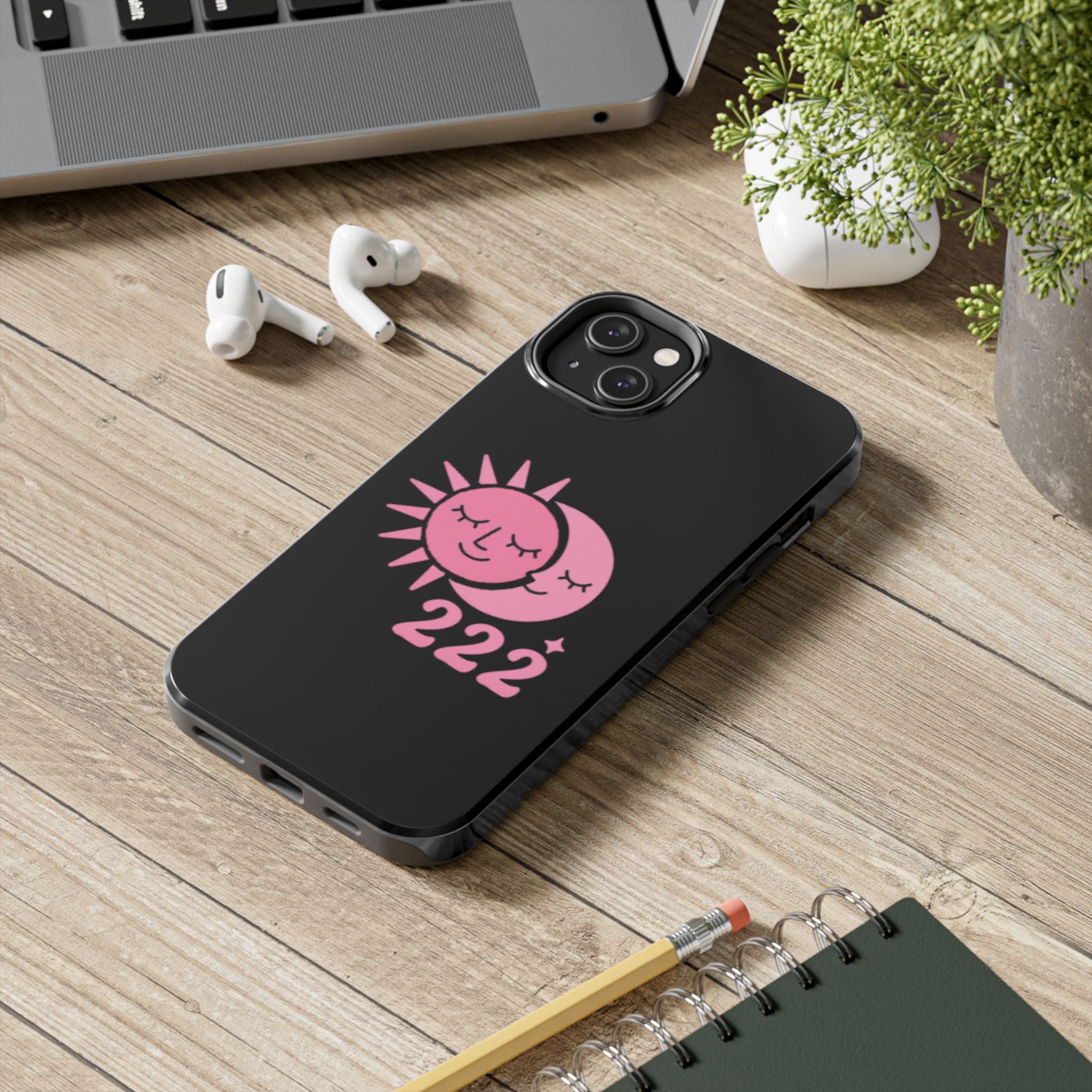 Black & Pink 222 Phone Case