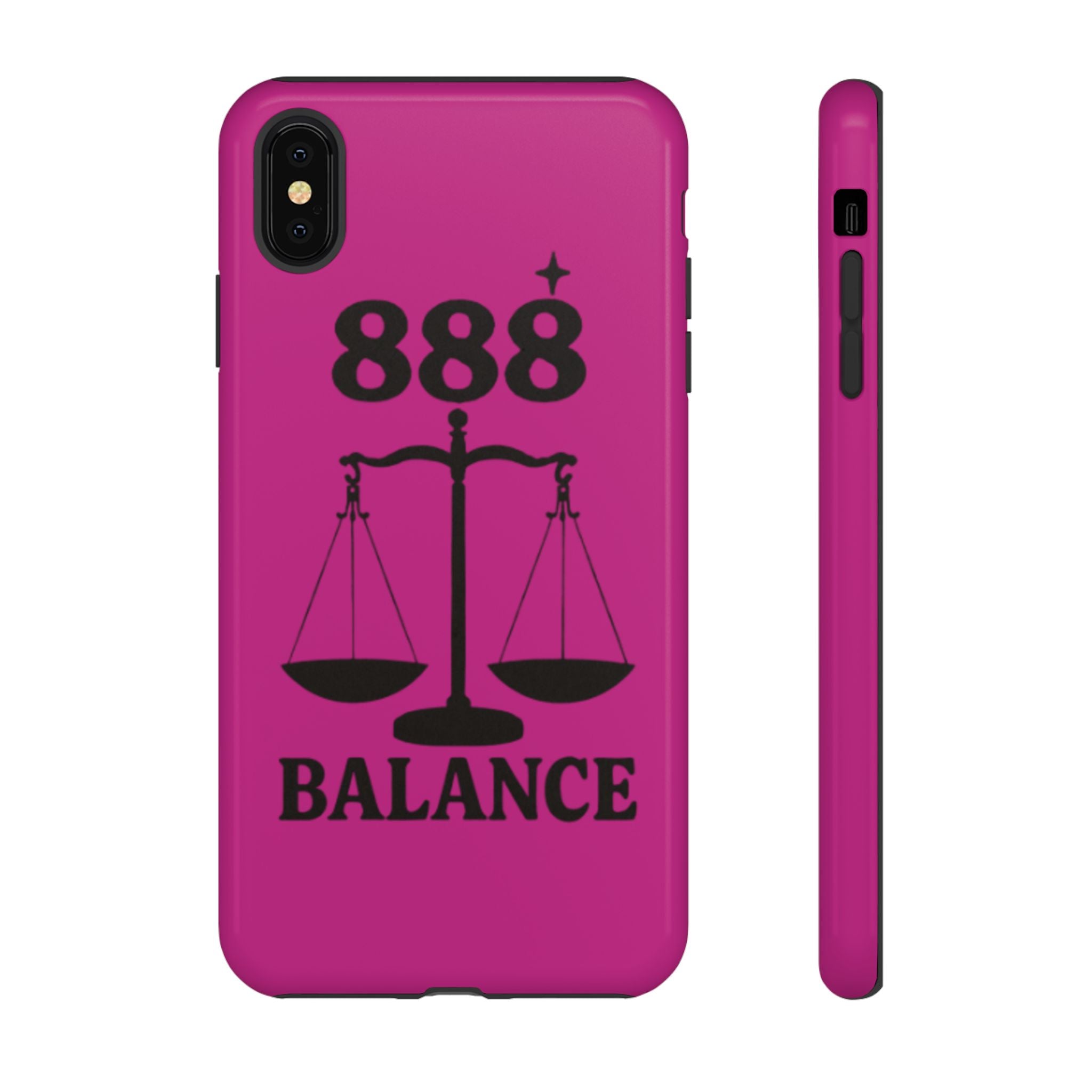 Black & Pink 888 Balance Phone Case