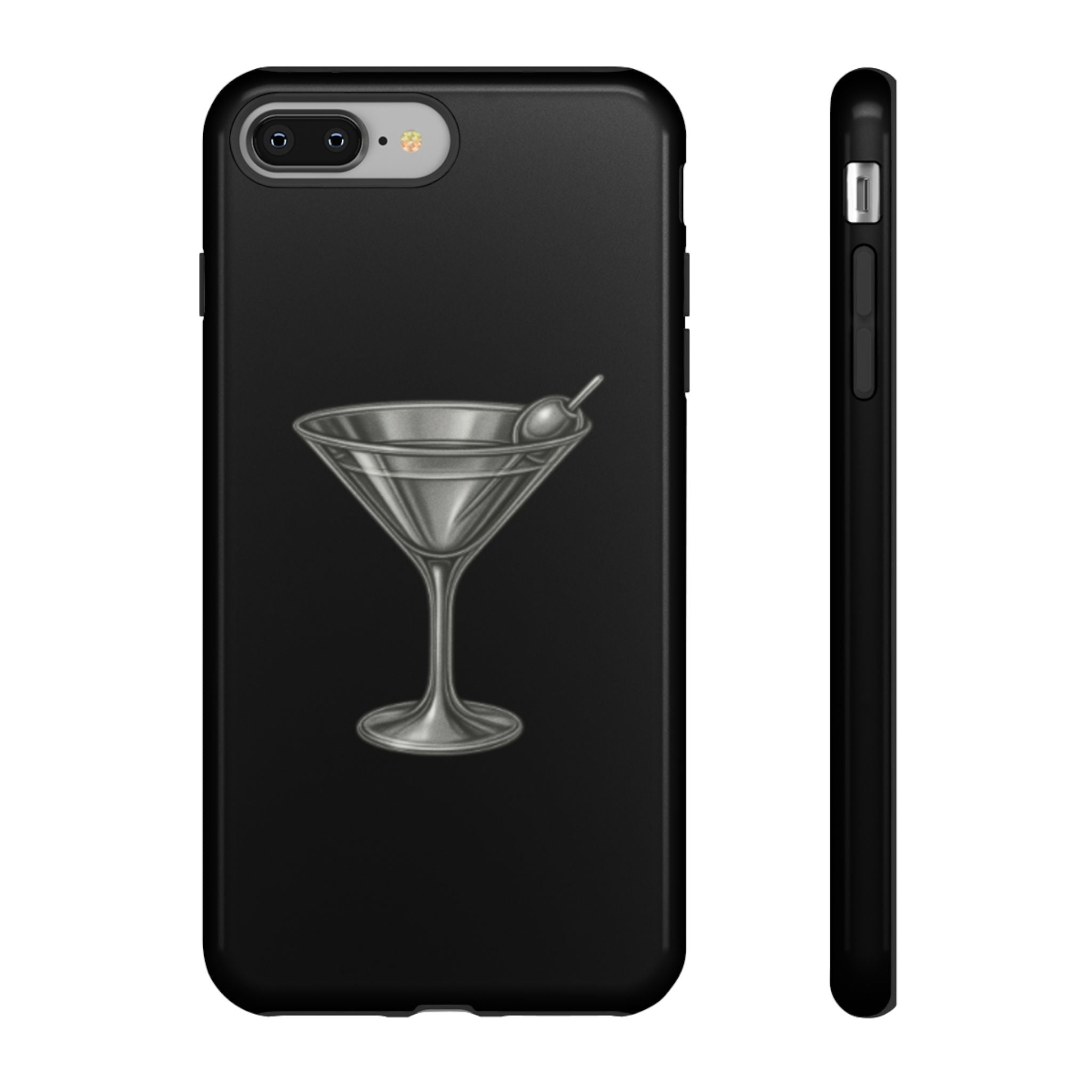 Silver Martini Tough Case Black