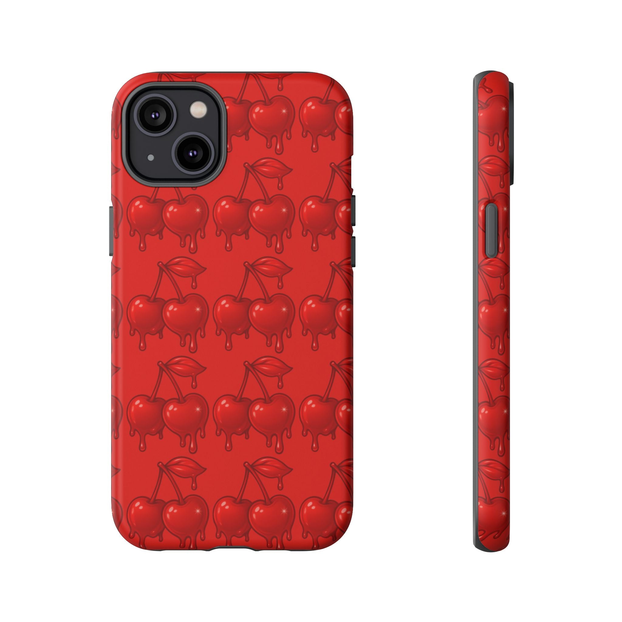 Red Dripping Cherry Phone Case
