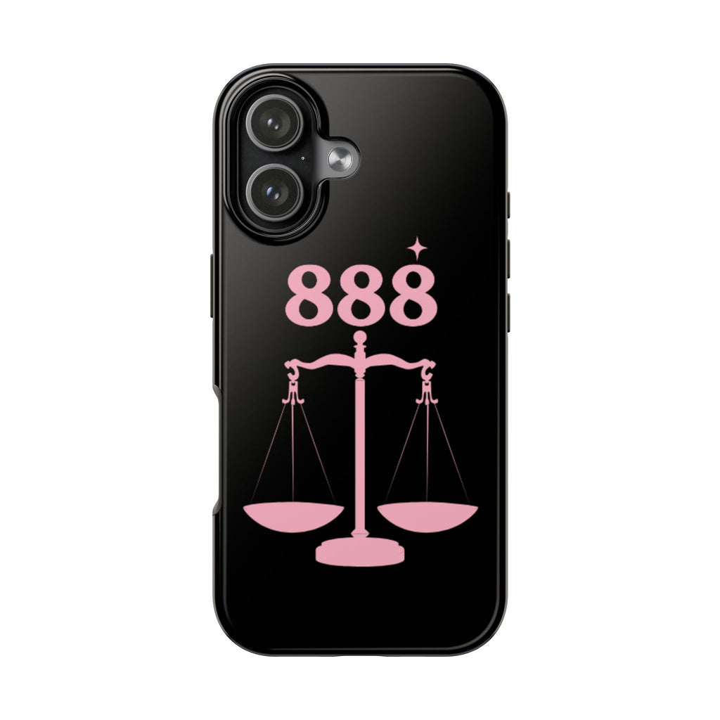 Black & Pink 888 Phone Case