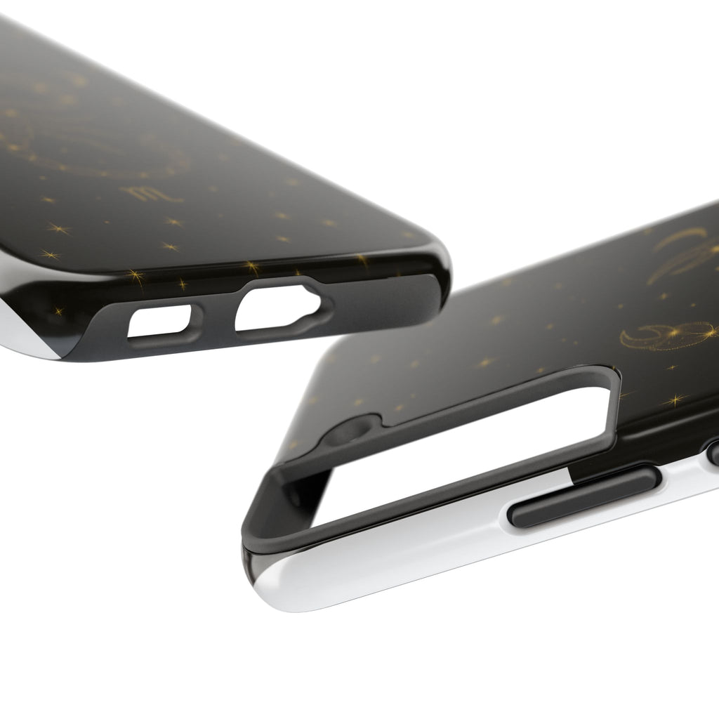 Scorpio Constellation Tough Phone Case — Black & Gold Zodiac Protection