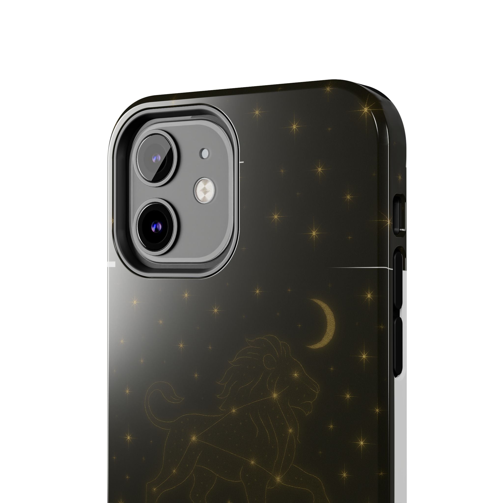 Leo Constellation Tough Phone Case — Zodiac Lion Design with Moon & Stars