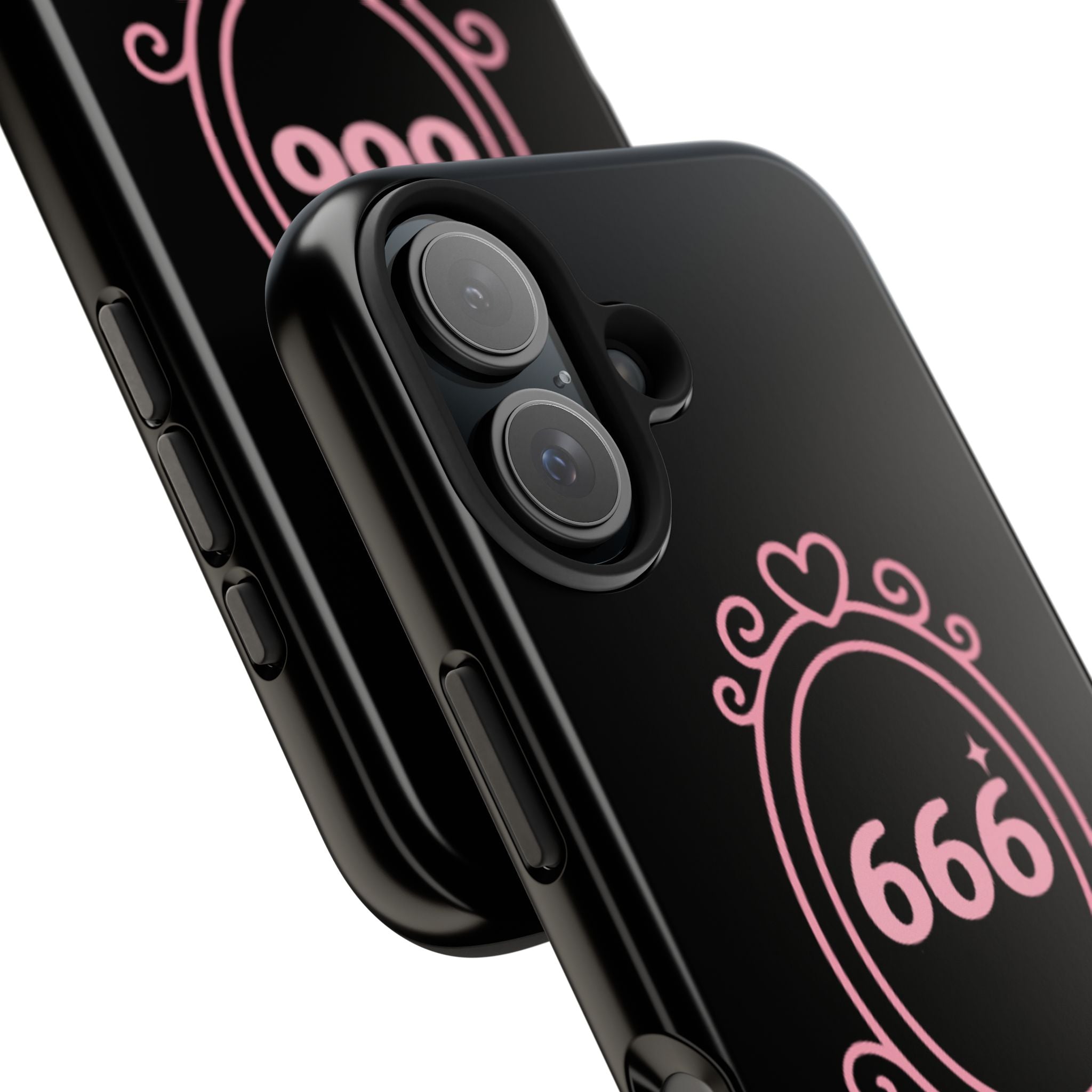 Black & Pink 666 Phone Case