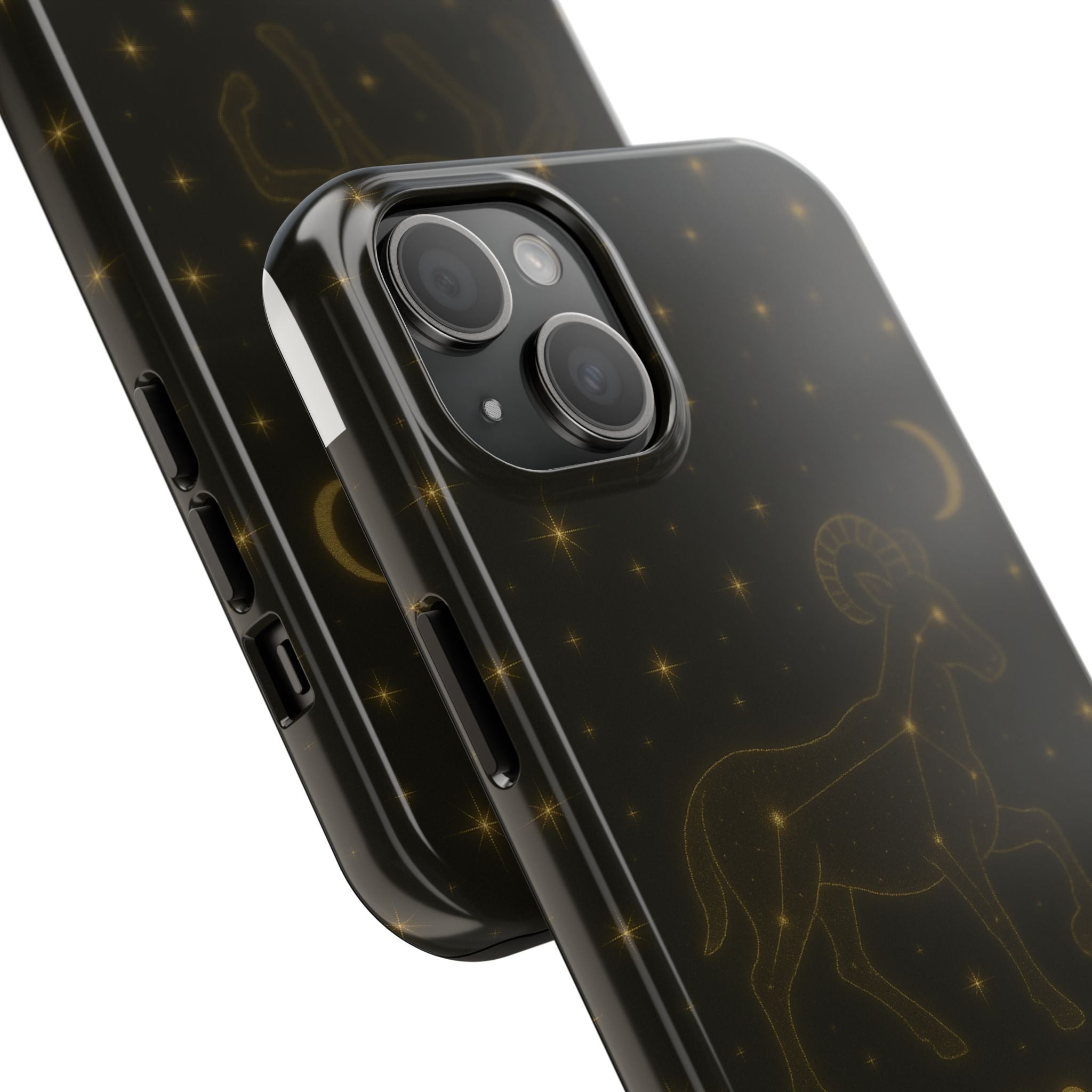 Aries Constellation Tough Phone Case — Zodiac Ram Star Map Design